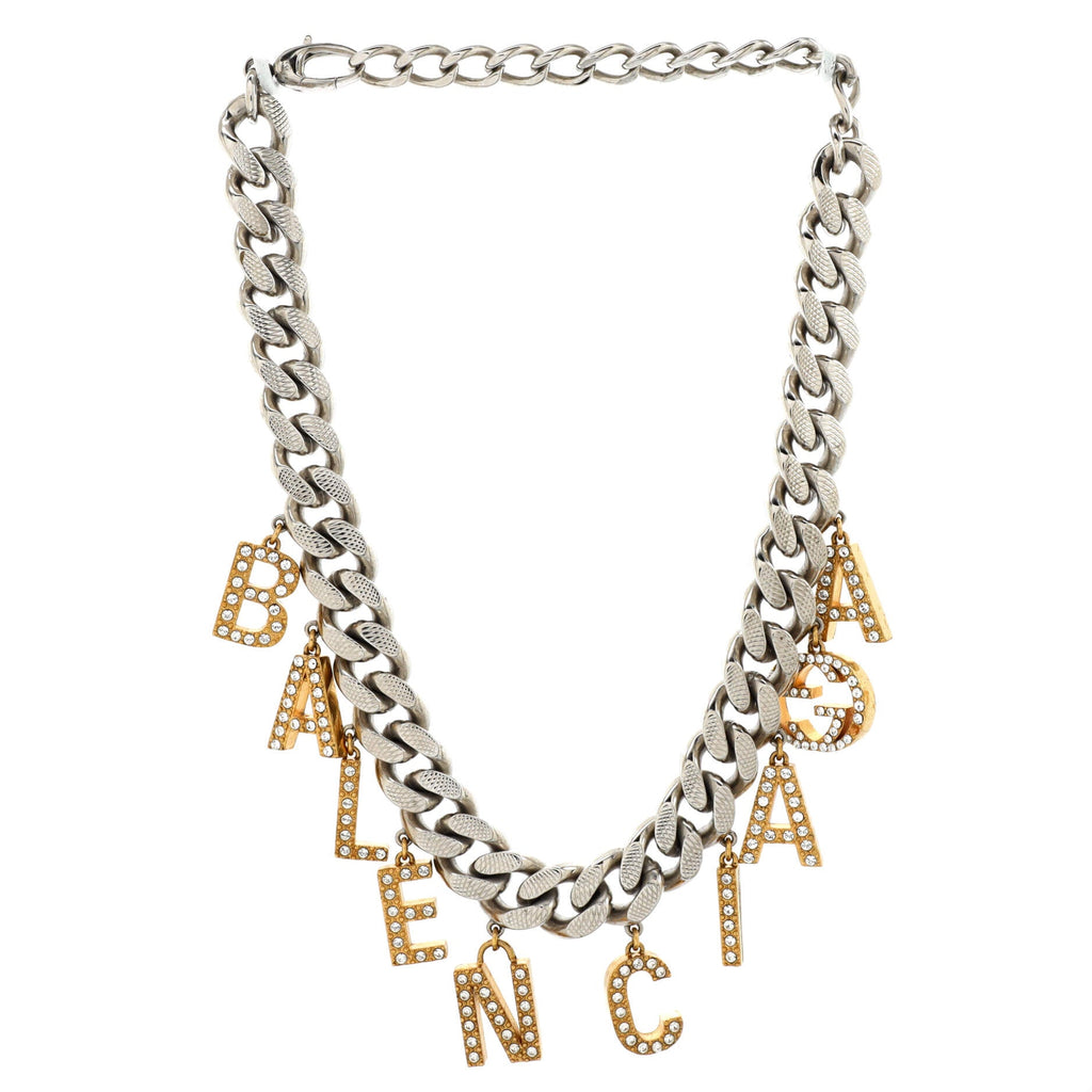 x Balenciaga The Hacker Project Choker Necklace Metal with Crystal