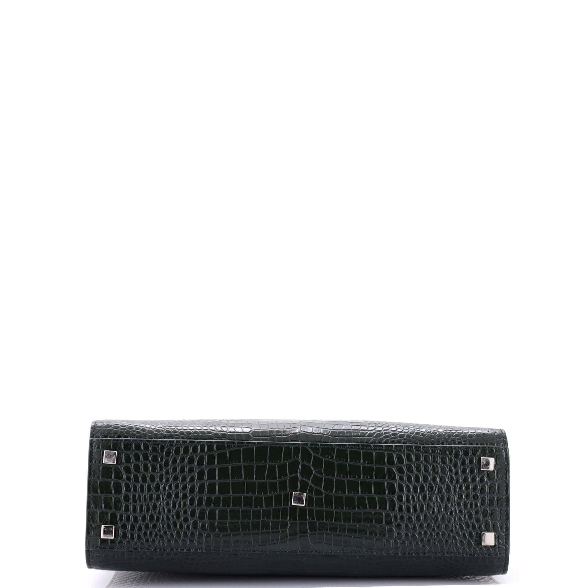 Manhattan Tote Crocodile Embossed Leather Small