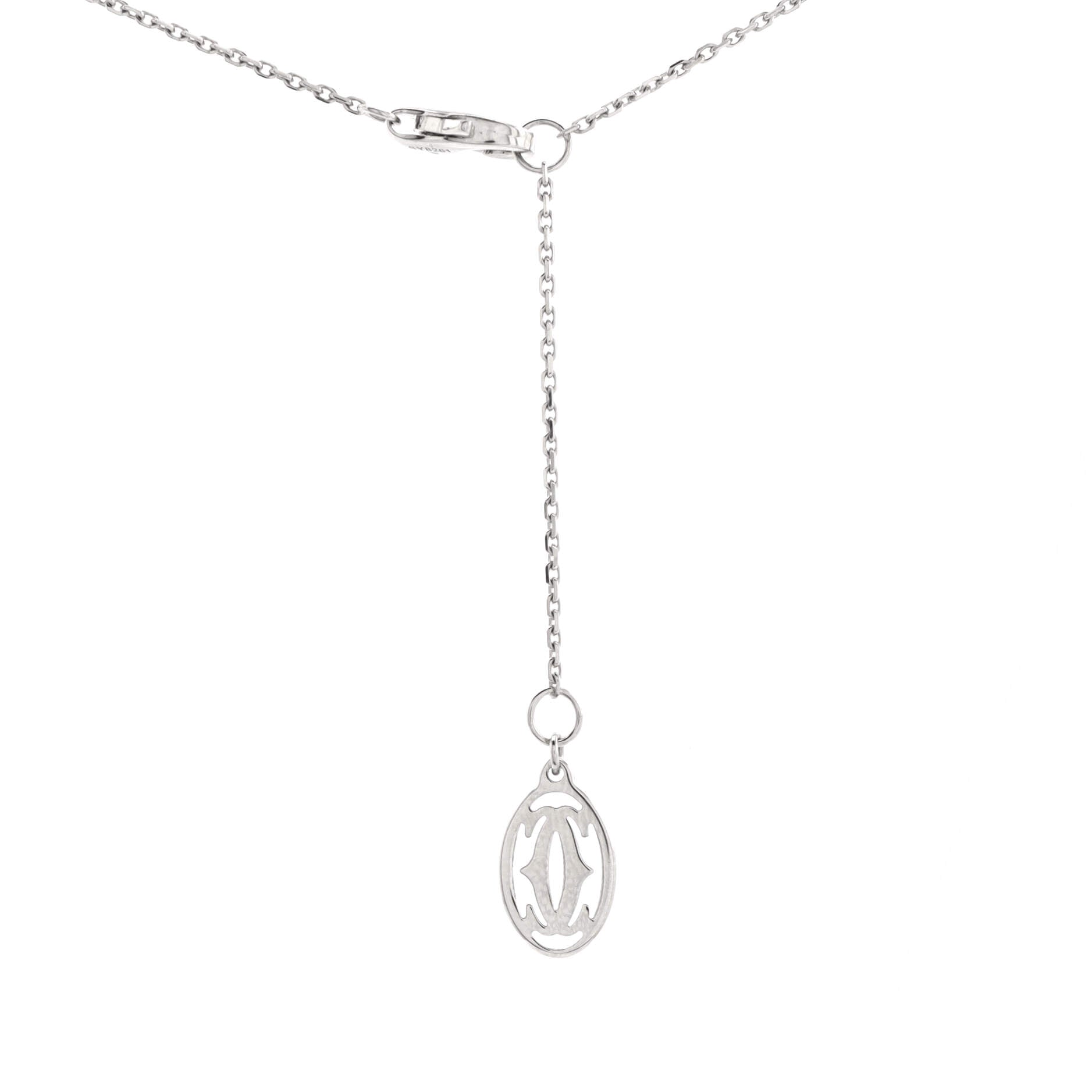 Cross Pendant Necklace 18K White Gold with Diamonds
