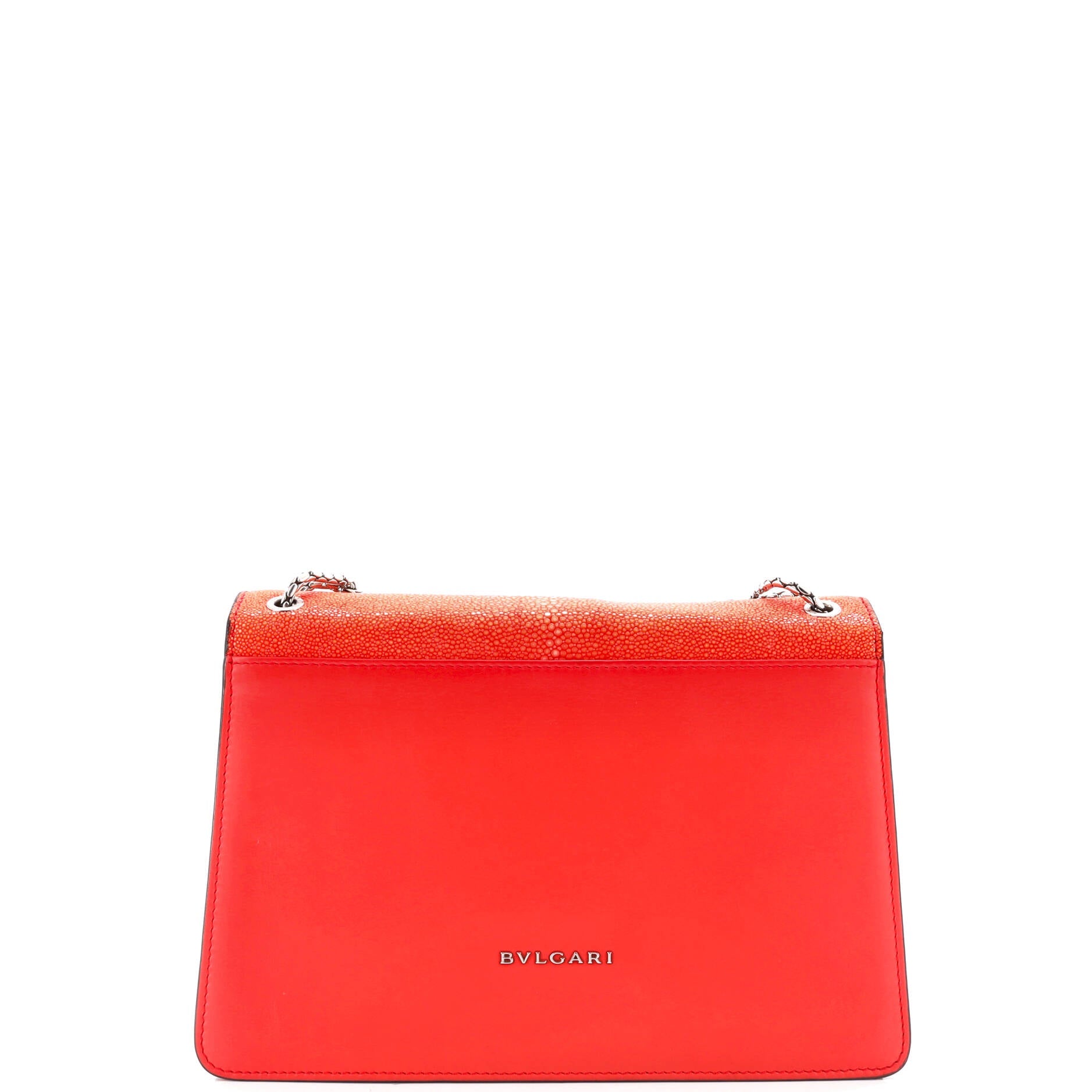 Serpenti Forever Shoulder Bag Leather and Stingray Medium