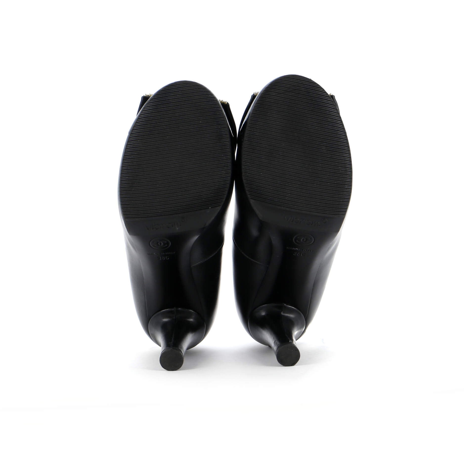 Women's Pearl Bow Cap Toe Pumps Leather with Patent