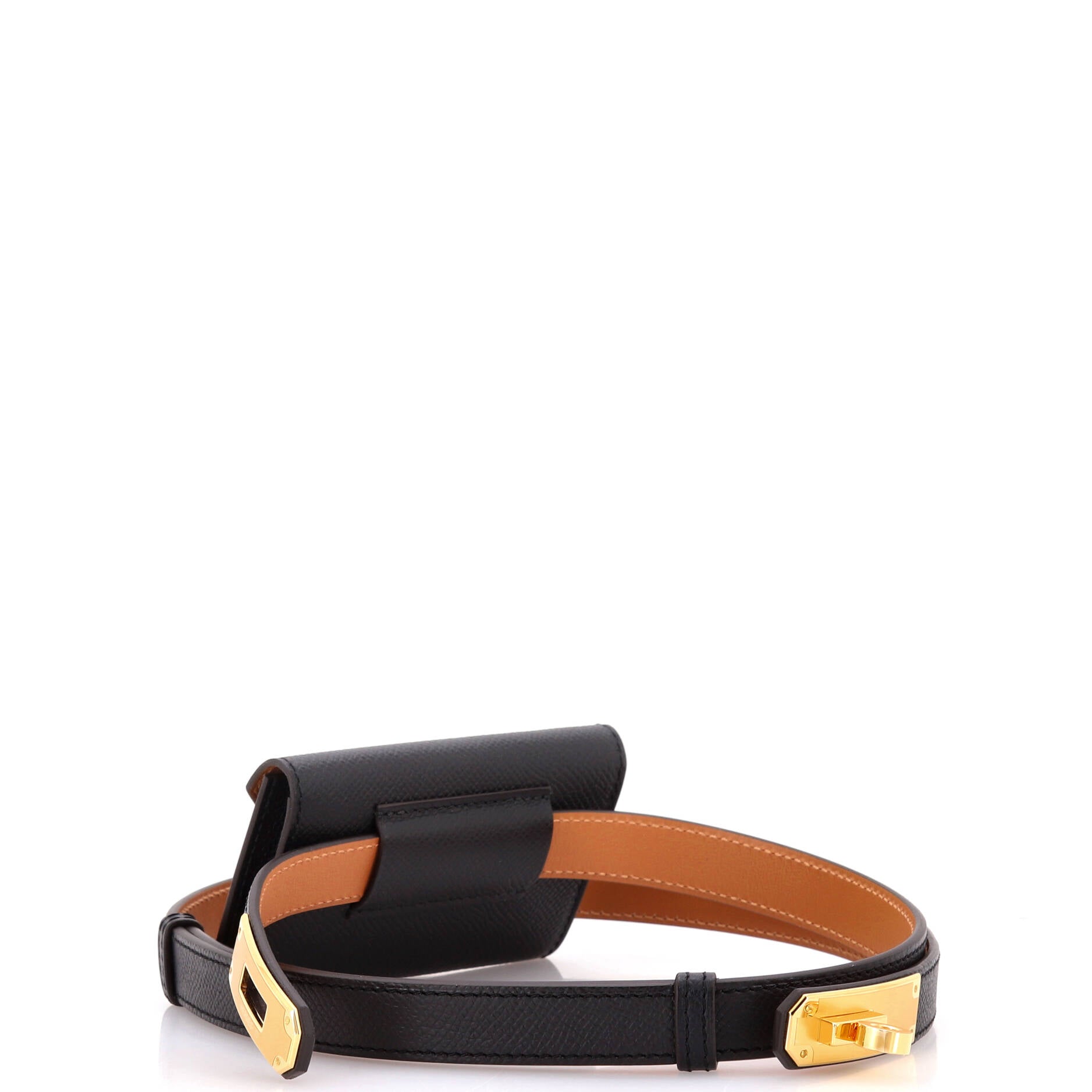 Kelly Pocket Belt Leather Thin 85