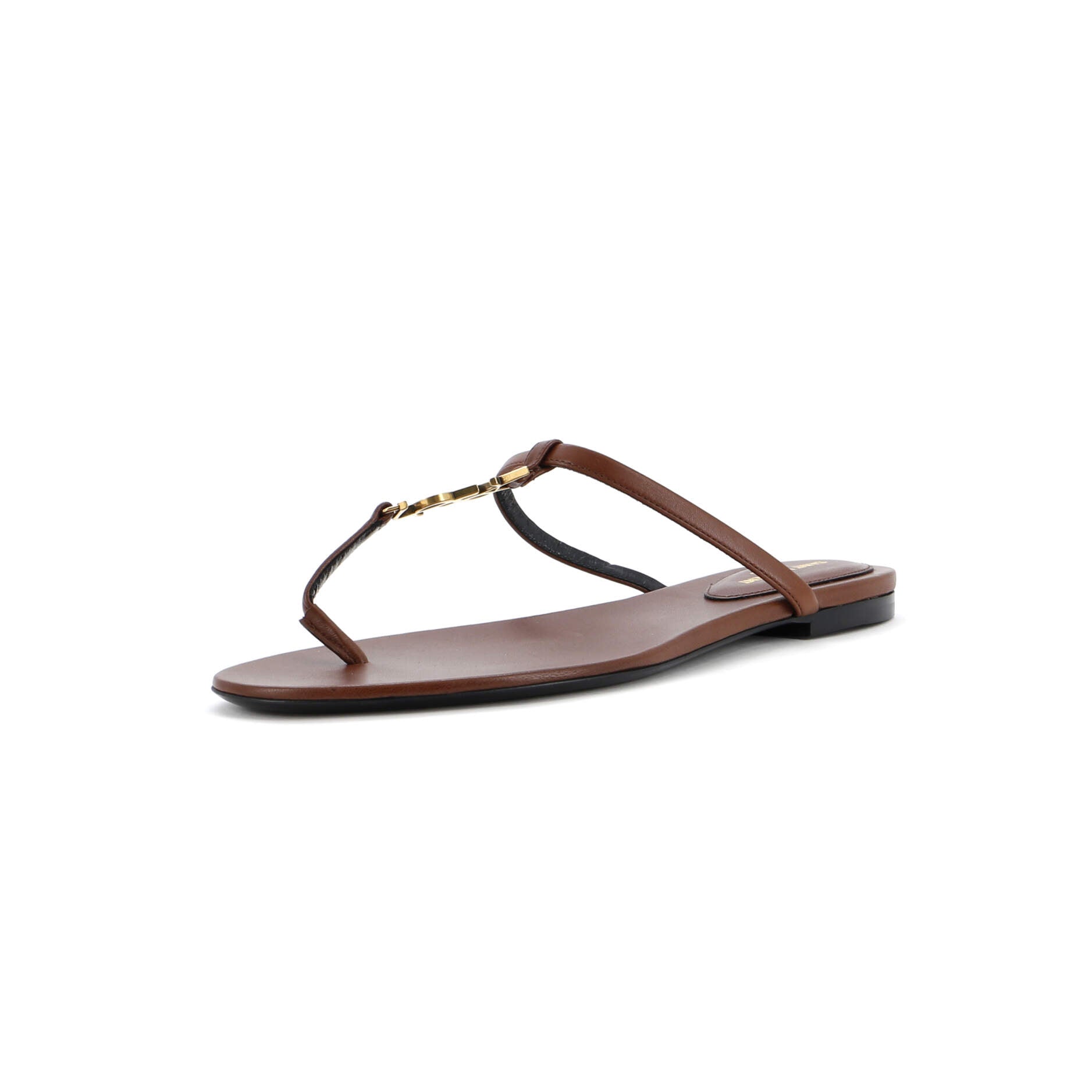 Women's Cassandra Thong Flat Sandals Leather