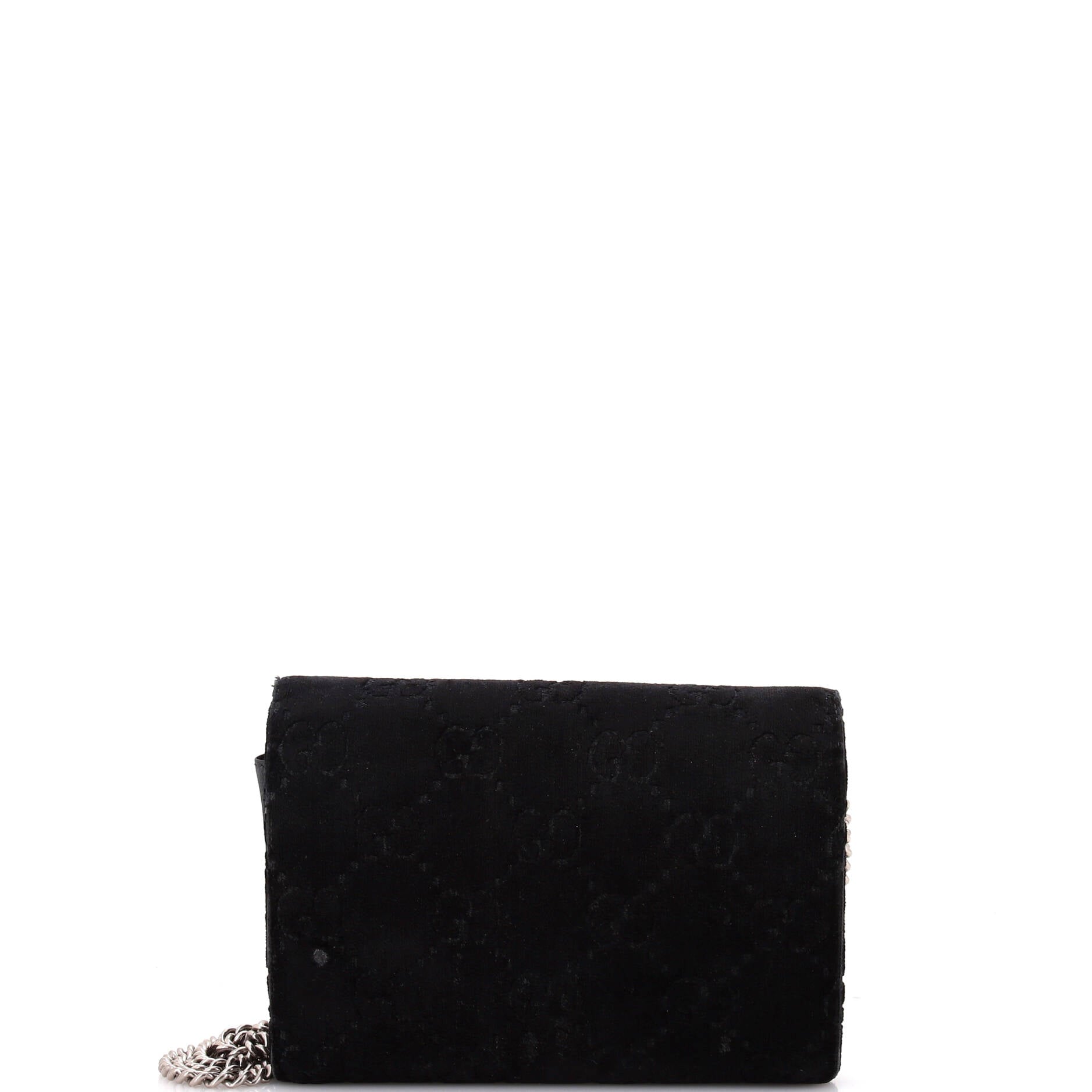 Dionysus Chain Wallet GG Velvet Small