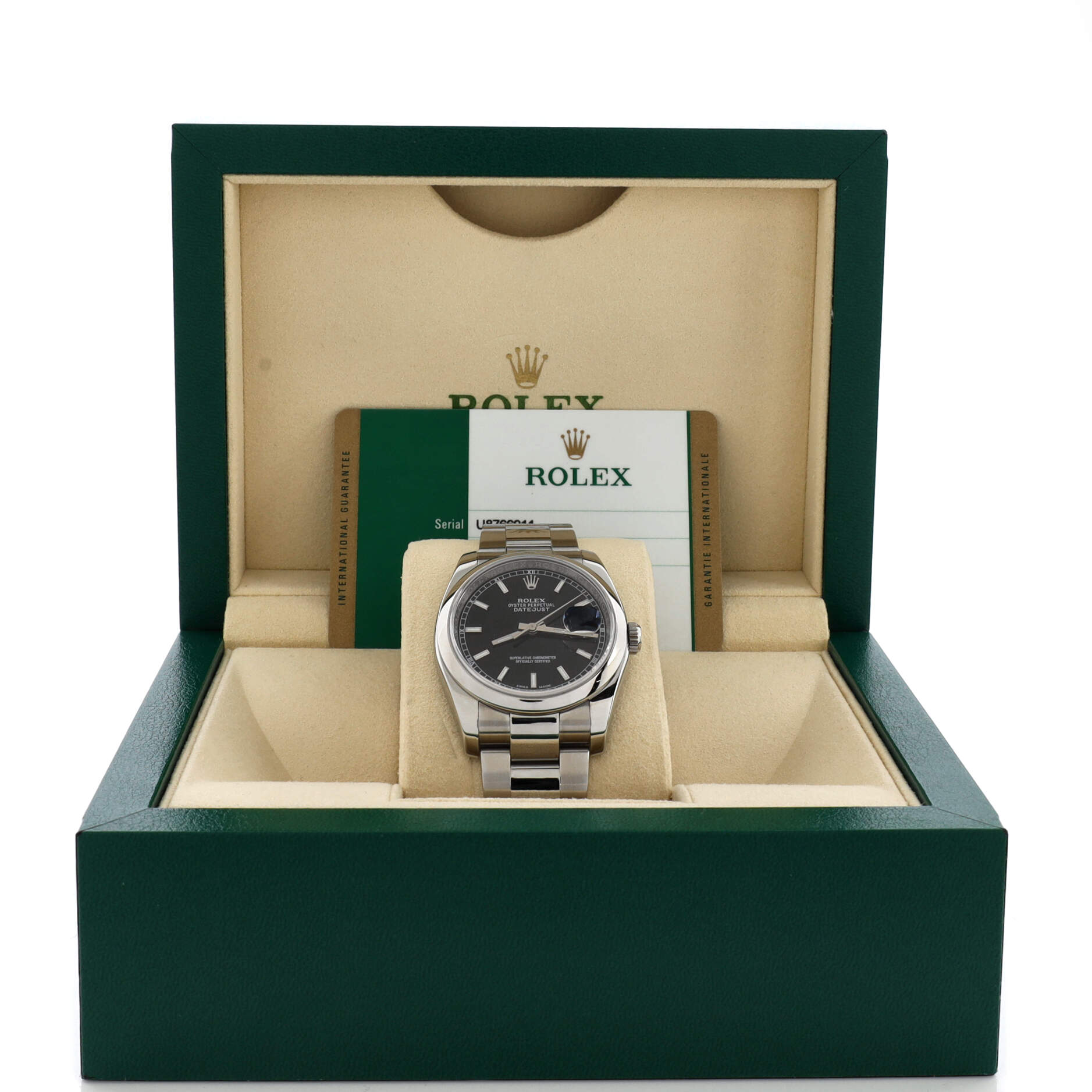Oyster Perpetual Datejust Automatic Watch Stainless Steel 36
