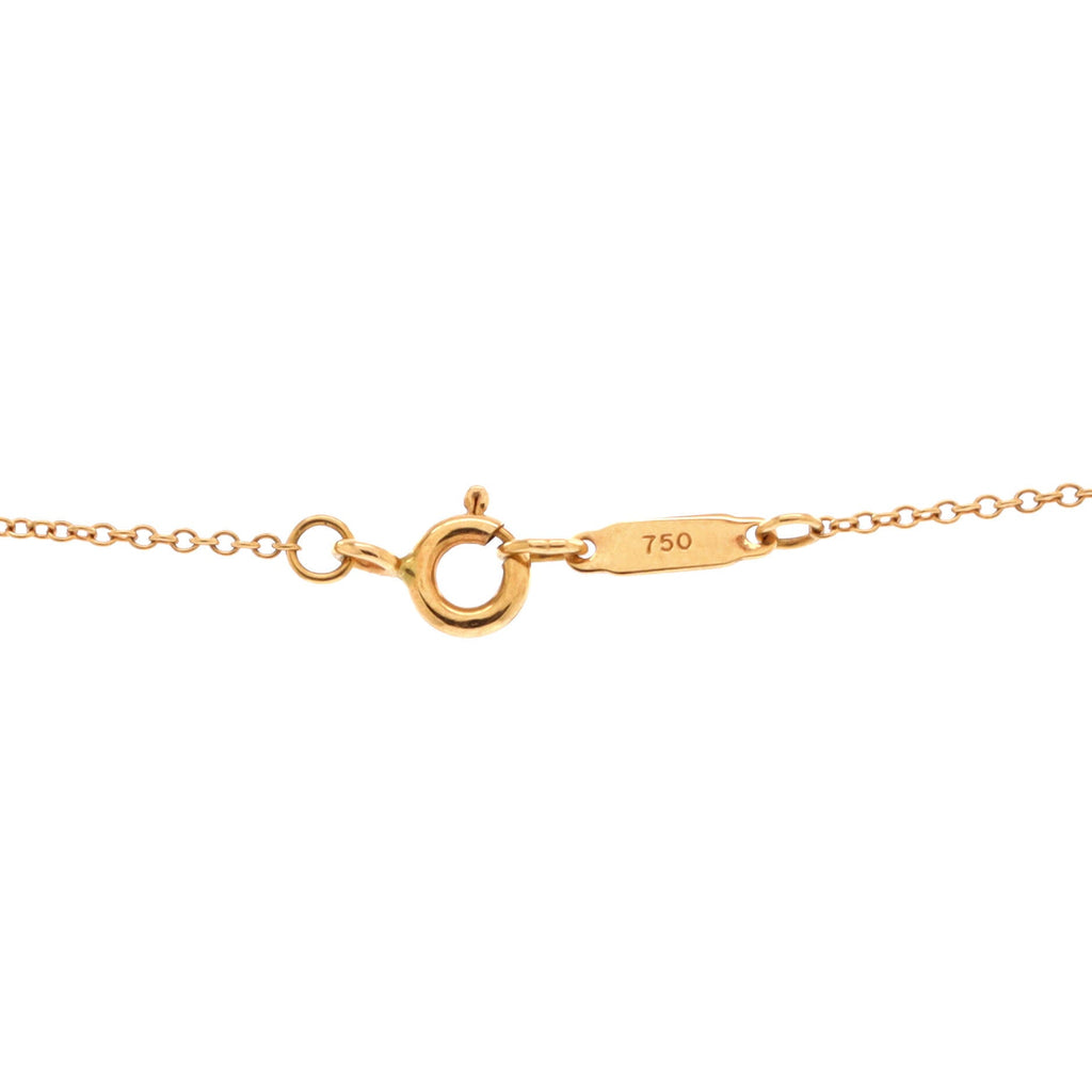 Return to Tiffany Heart Pendant Necklace 18K Rose Gold with Diamonds