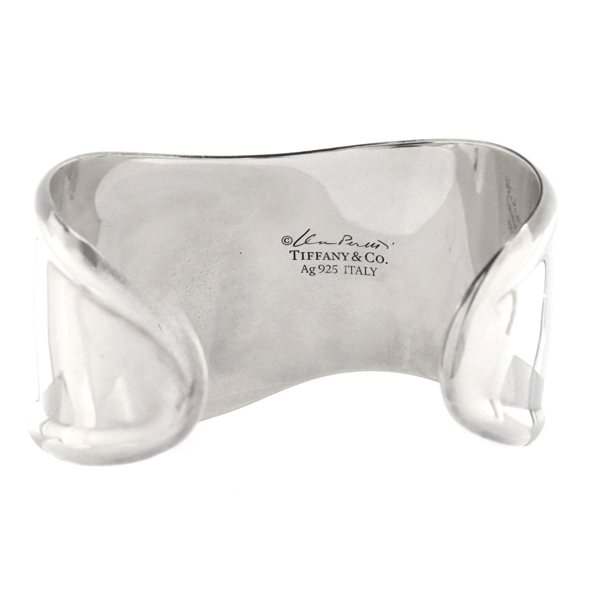 Elsa Peretti Left Wrist Bone Cuff Bracelet Sterling Silver Small