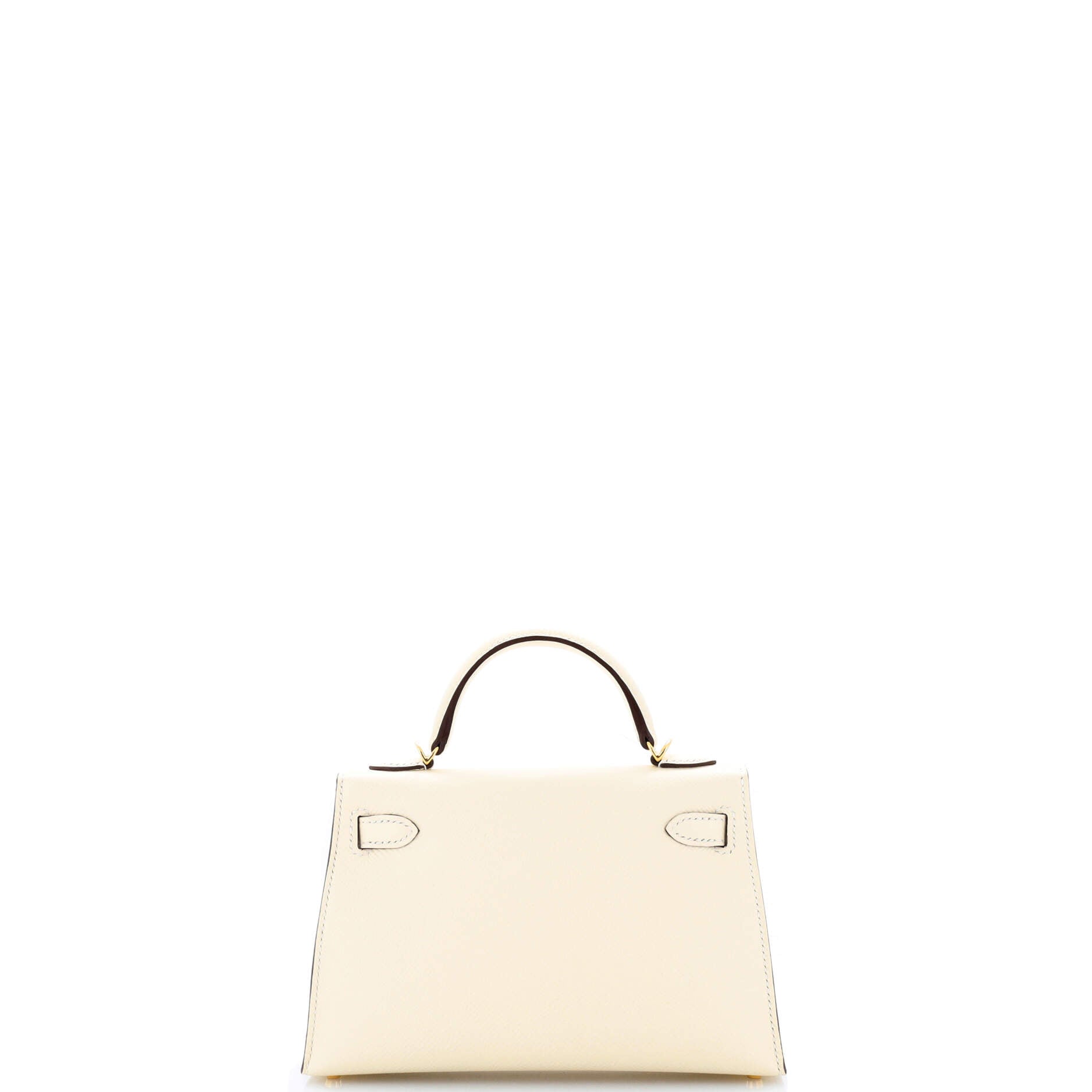 Kelly Mini II Bag Light Epsom with Gold Hardware 20