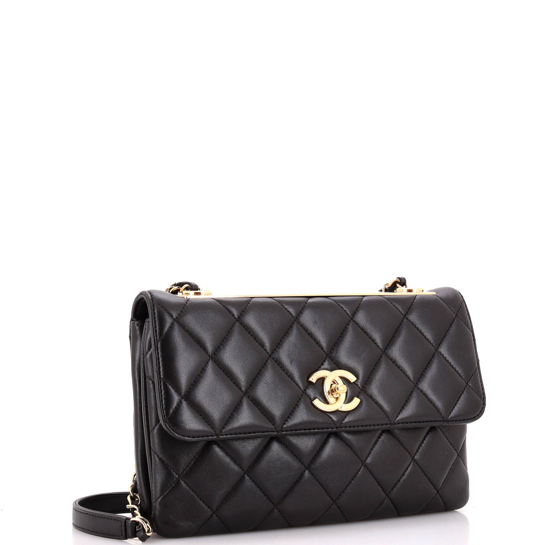 Trendy CC Flap Bag Quilted Lambskin Medium