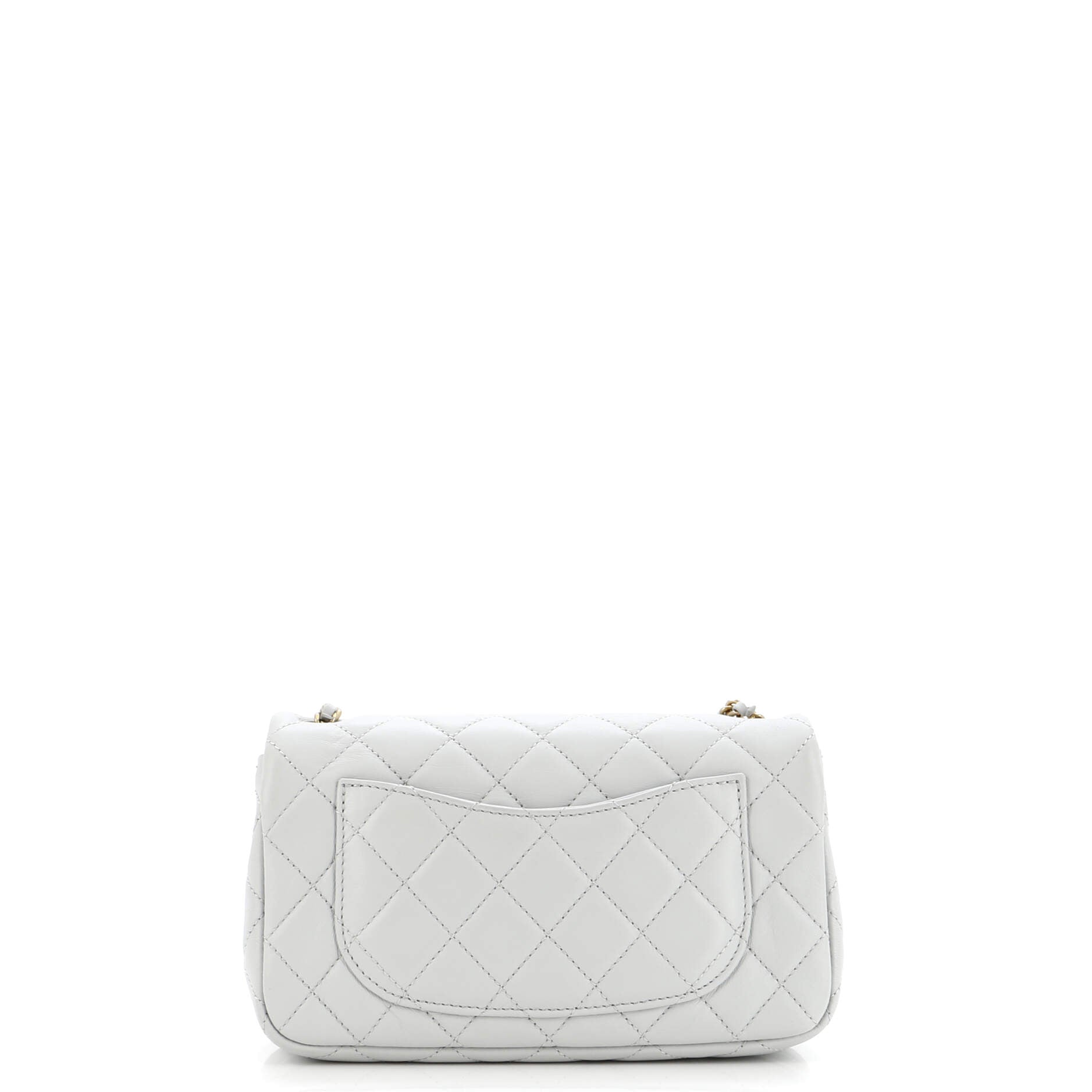 Pearl Crush Flap Bag Quilted Lambskin Mini