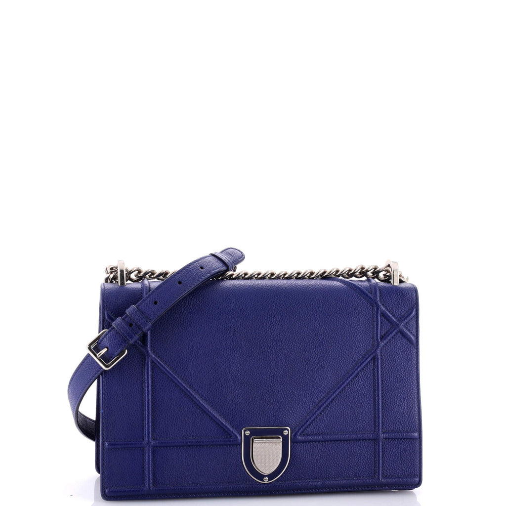 Diorama Flap Bag Grained Calfskin Medium