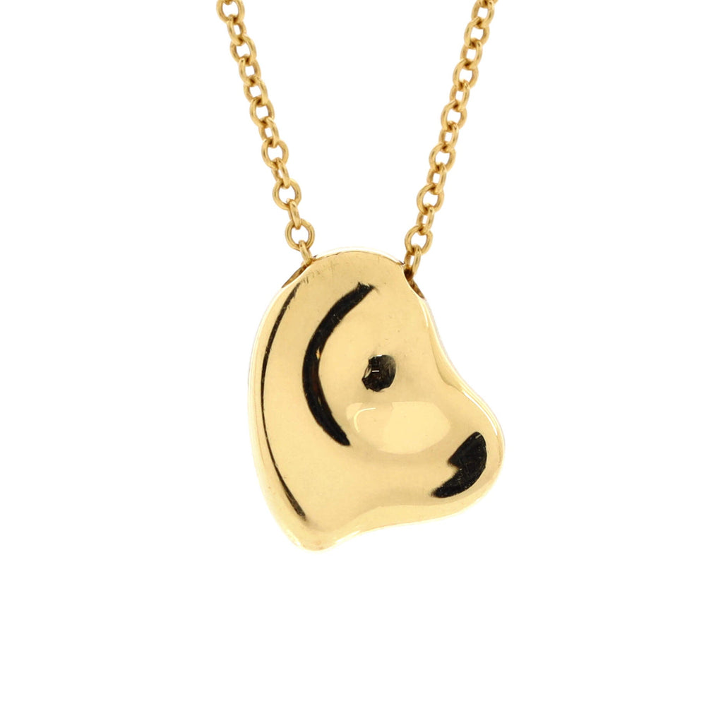 Elsa Peretti Full Heart Necklace 18K Yellow Gold