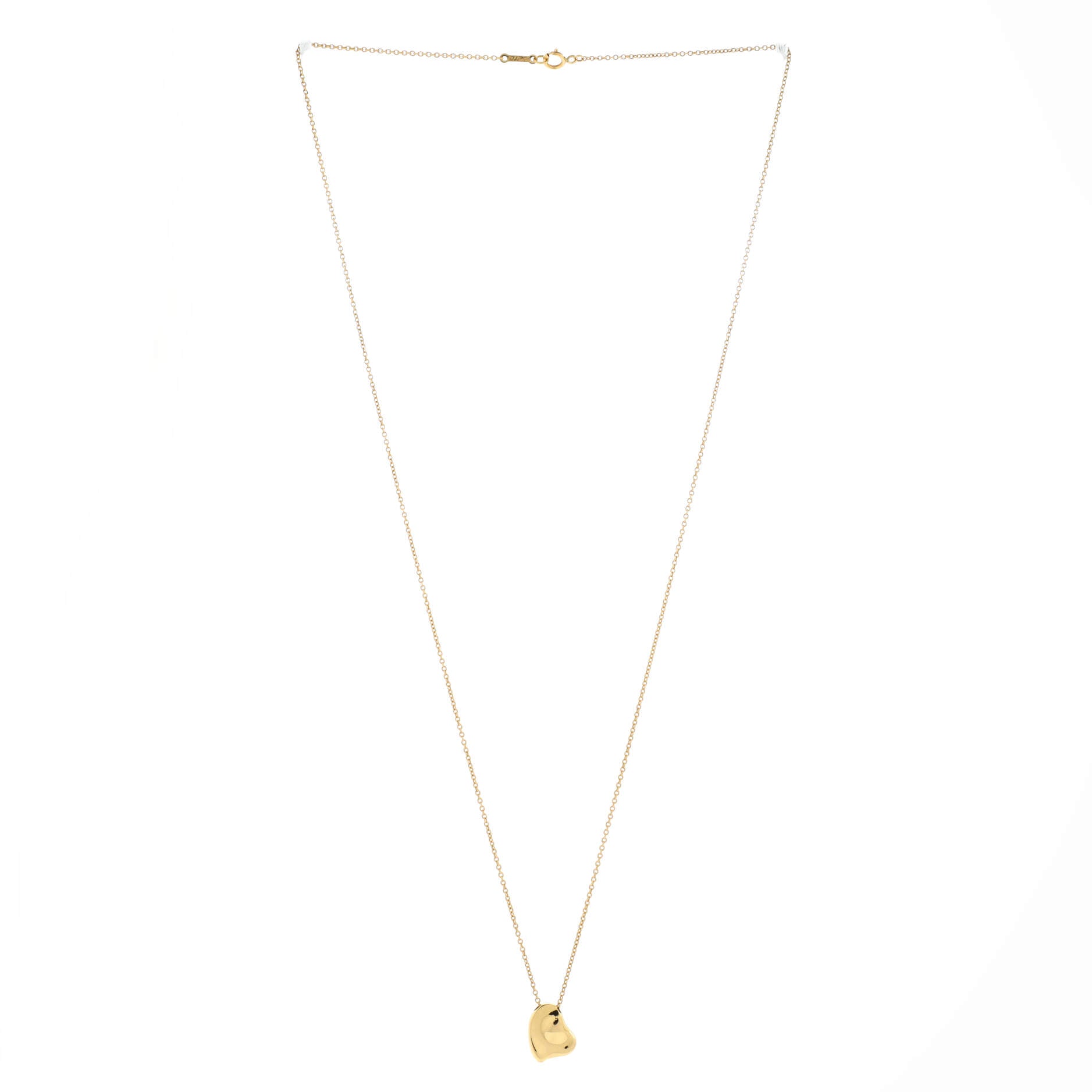 Elsa Peretti Full Heart Necklace 18K Yellow Gold