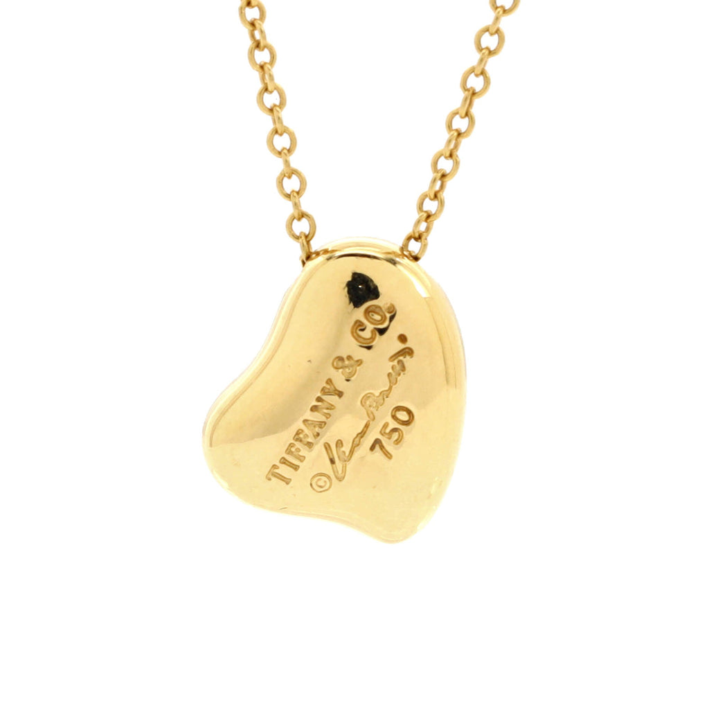 Elsa Peretti Full Heart Necklace 18K Yellow Gold