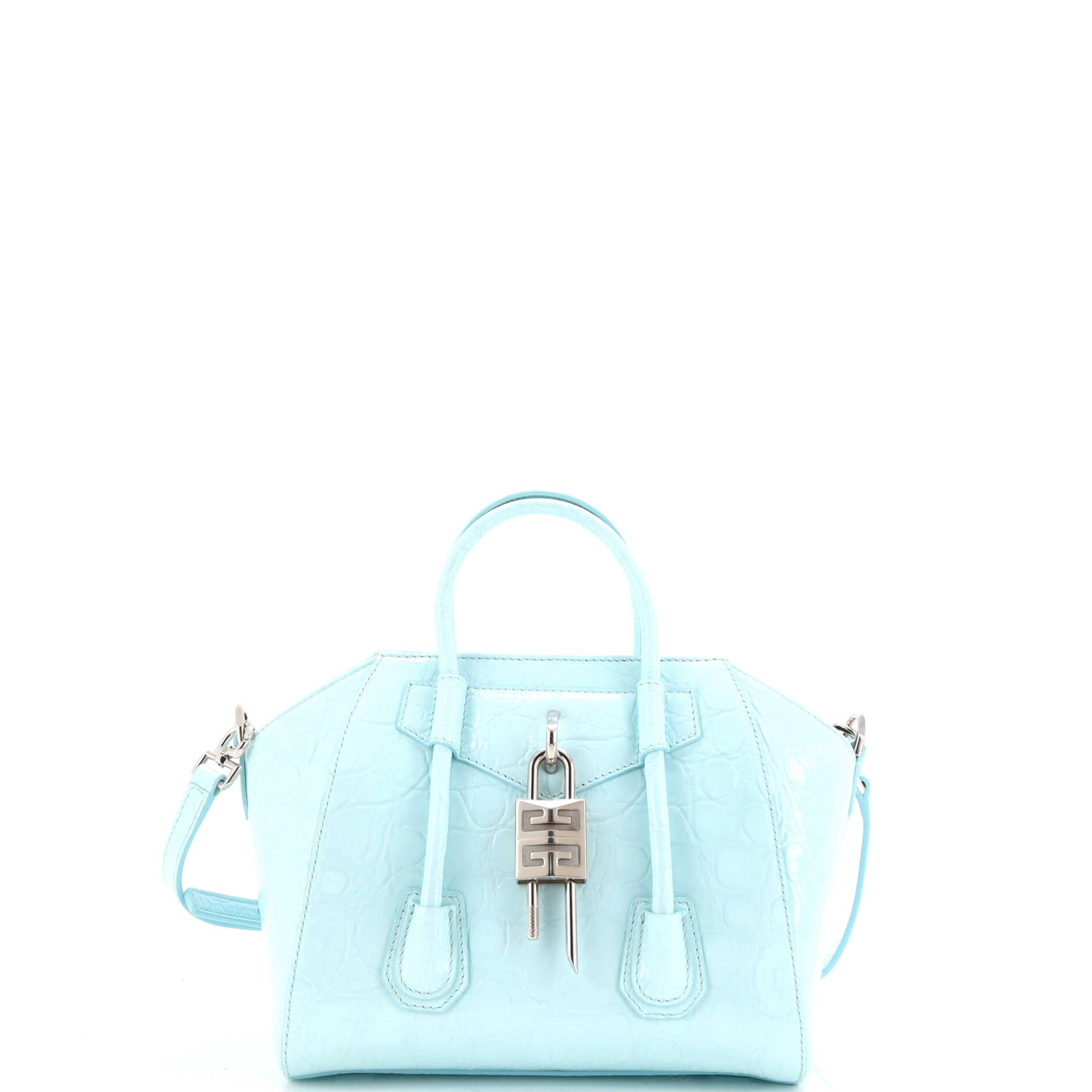 Antigona Lock Bag Leather Mini