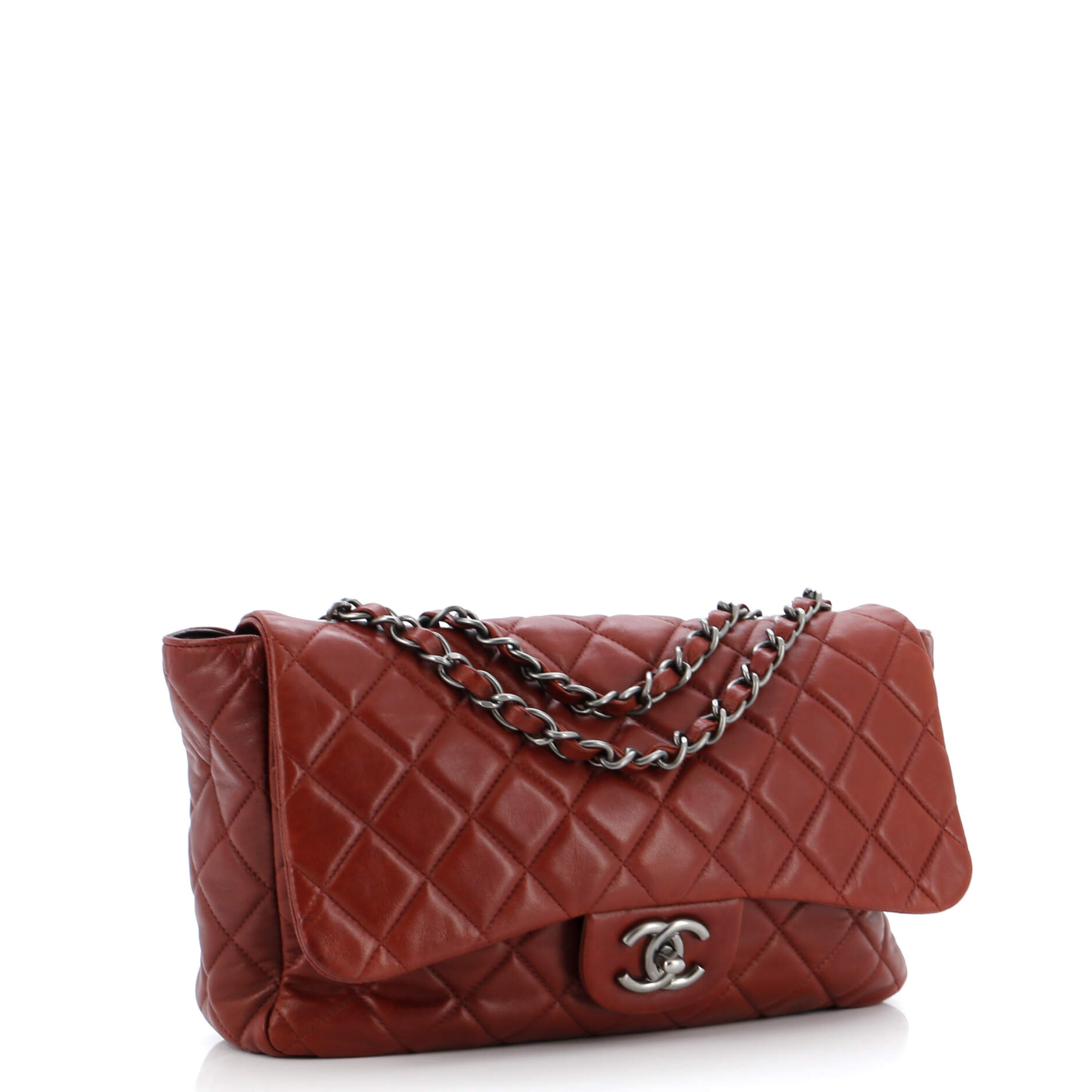 Classic Single Flap Bag Quilted Lambskin Jumbo