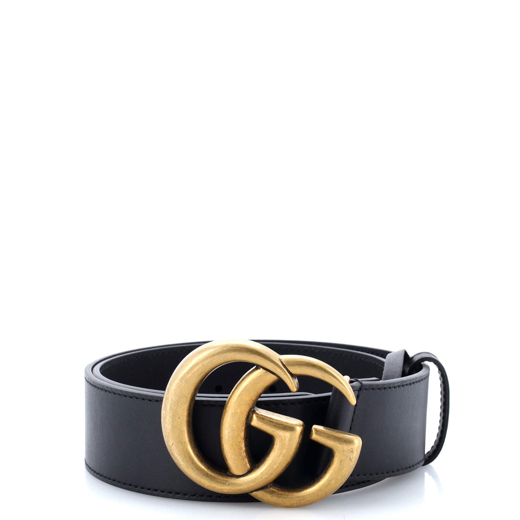 GG Marmont Belt Leather Wide 80