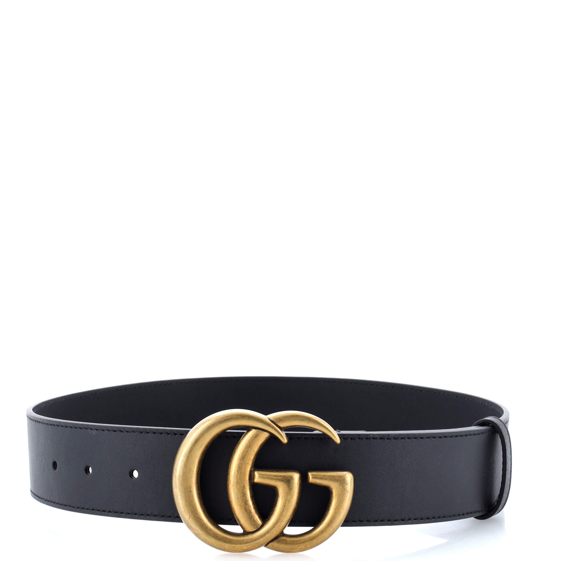 GG Marmont Belt Leather Wide 80