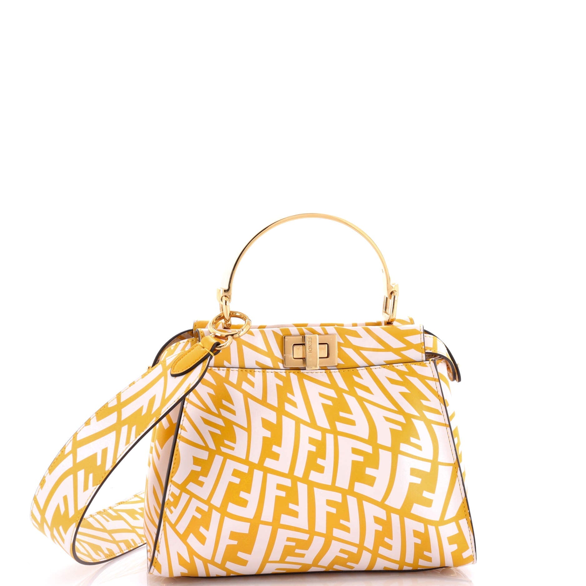 Peekaboo Bag Vertigo Zucca Leather Mini