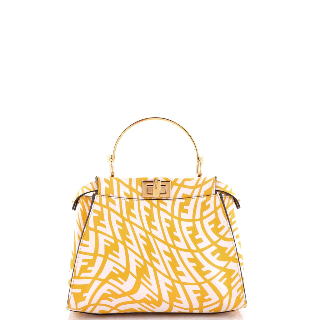 Peekaboo Bag Vertigo Zucca Leather Mini