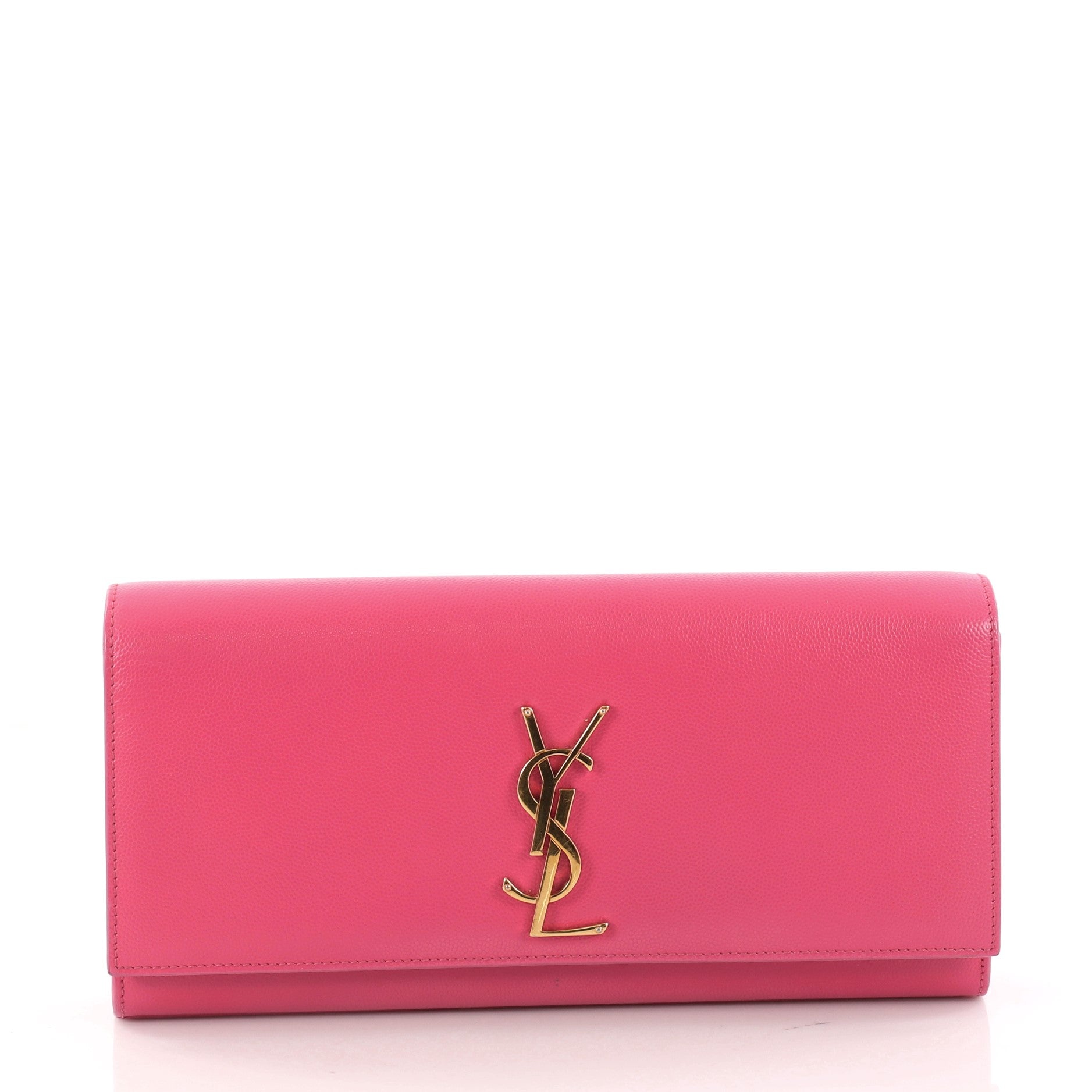 Classic Monogram Clutch Leather Long