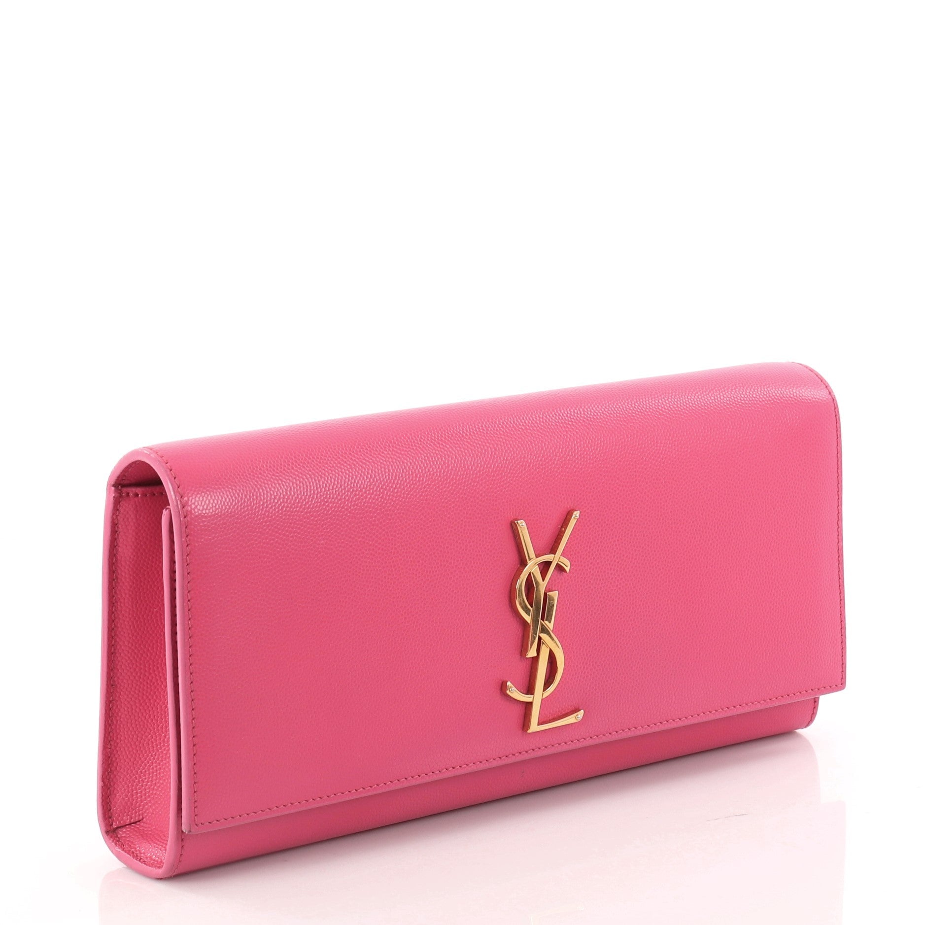 Classic Monogram Clutch Leather Long