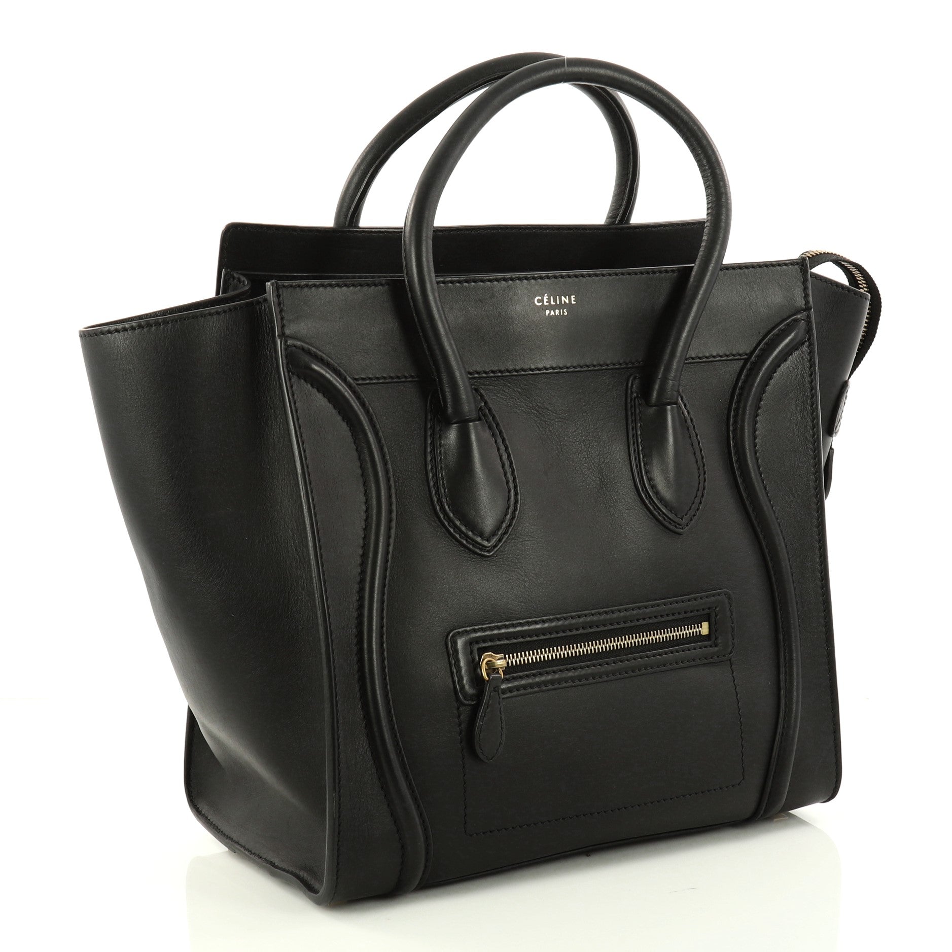 Luggage Handbag Smooth Leather Mini