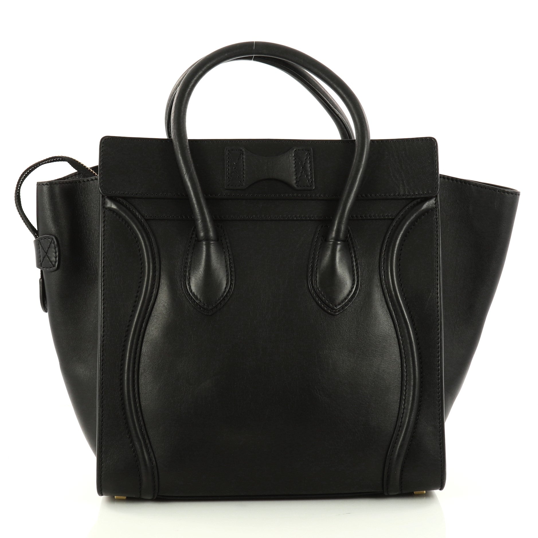 Luggage Handbag Smooth Leather Mini