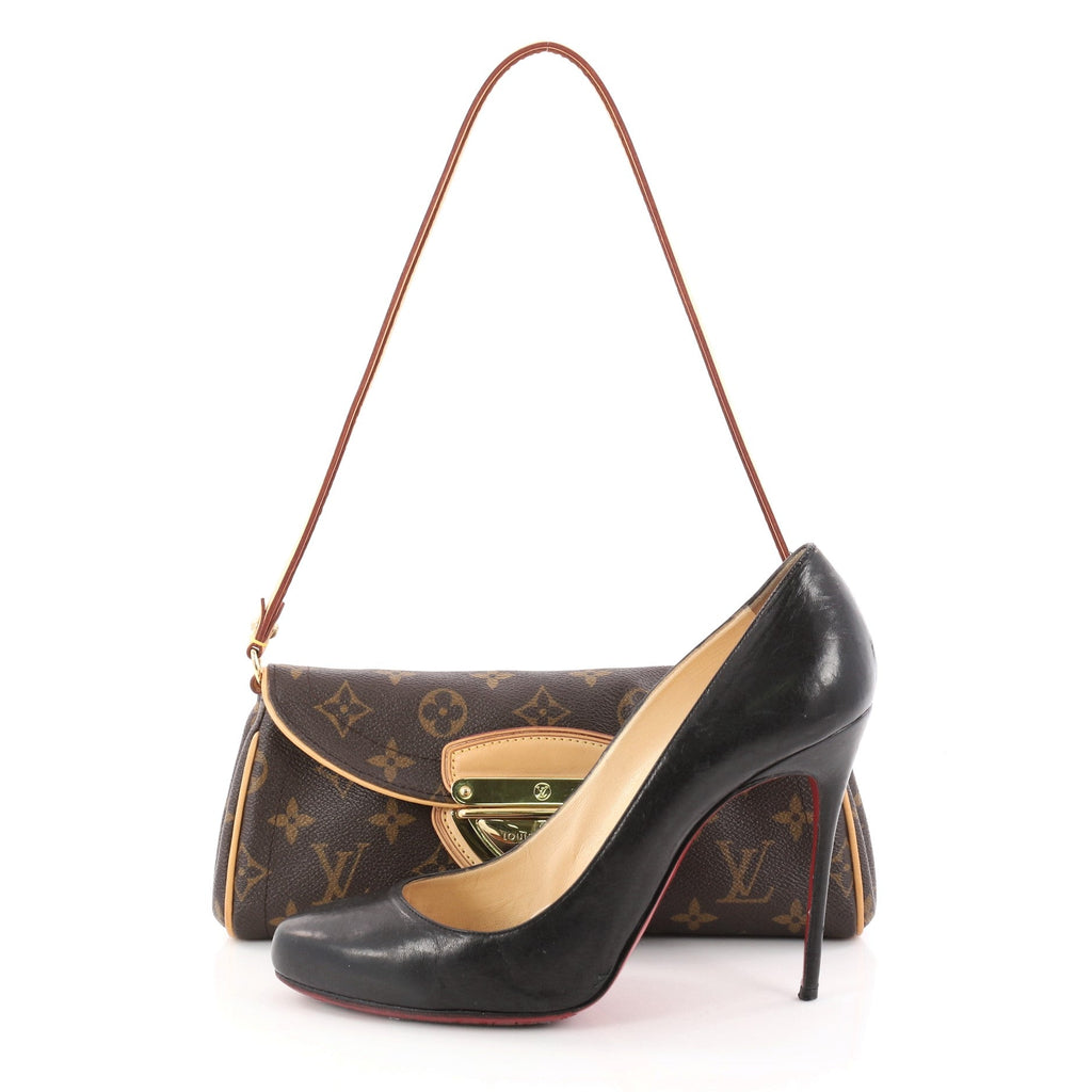 Beverly Clutch Monogram Canvas