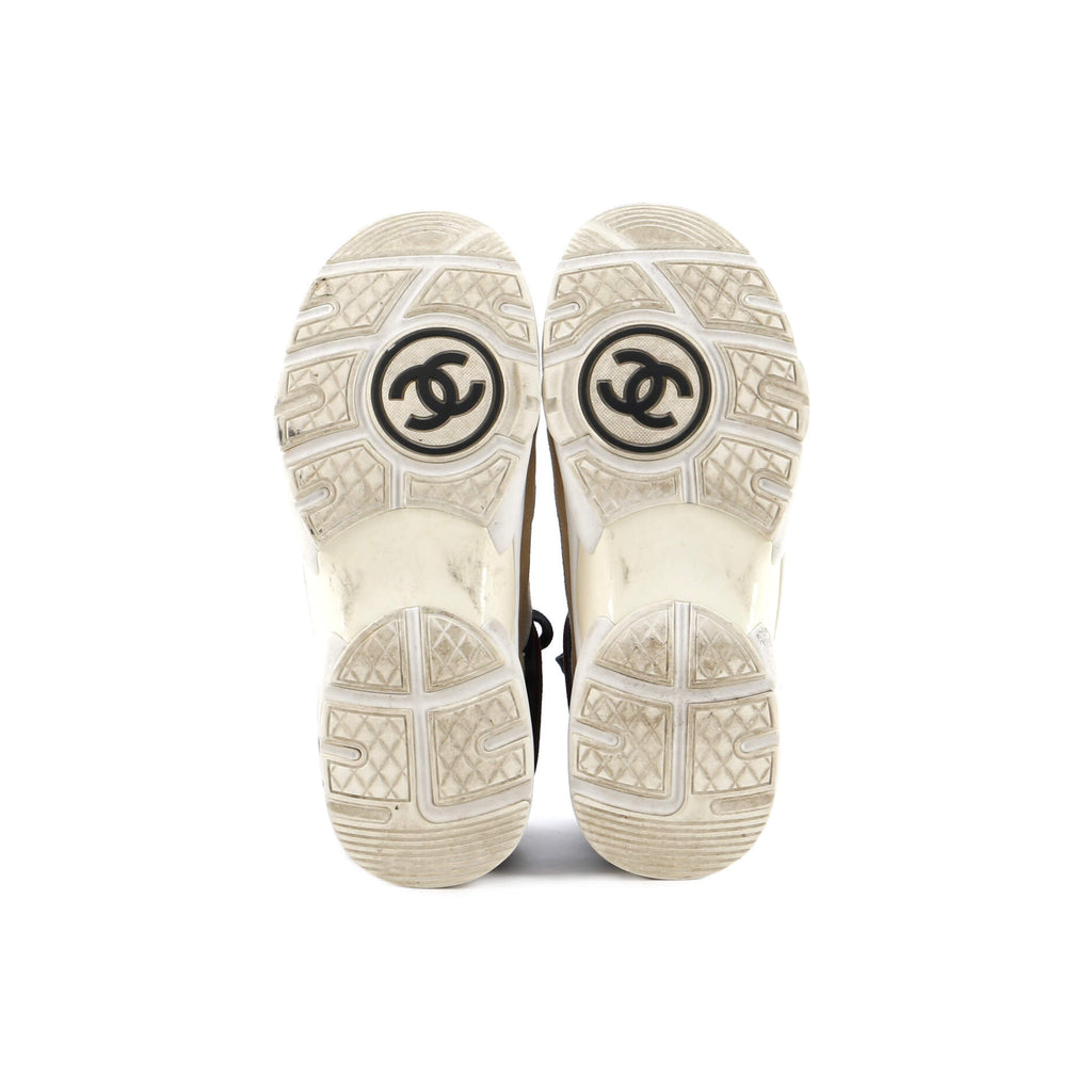 Women's CC High-Top Sneakers Suede and Leather
