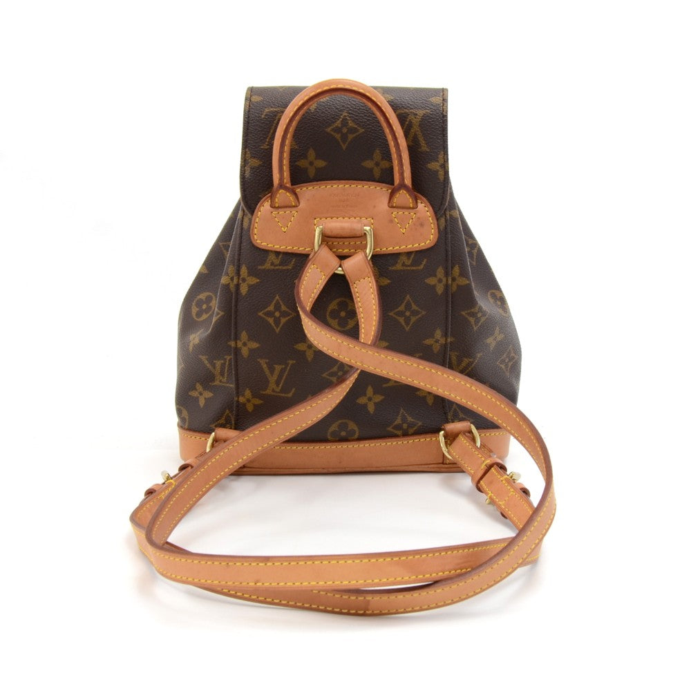 Louis Vuitto Mini Montsouris Monogram Canvas Backpack Bag