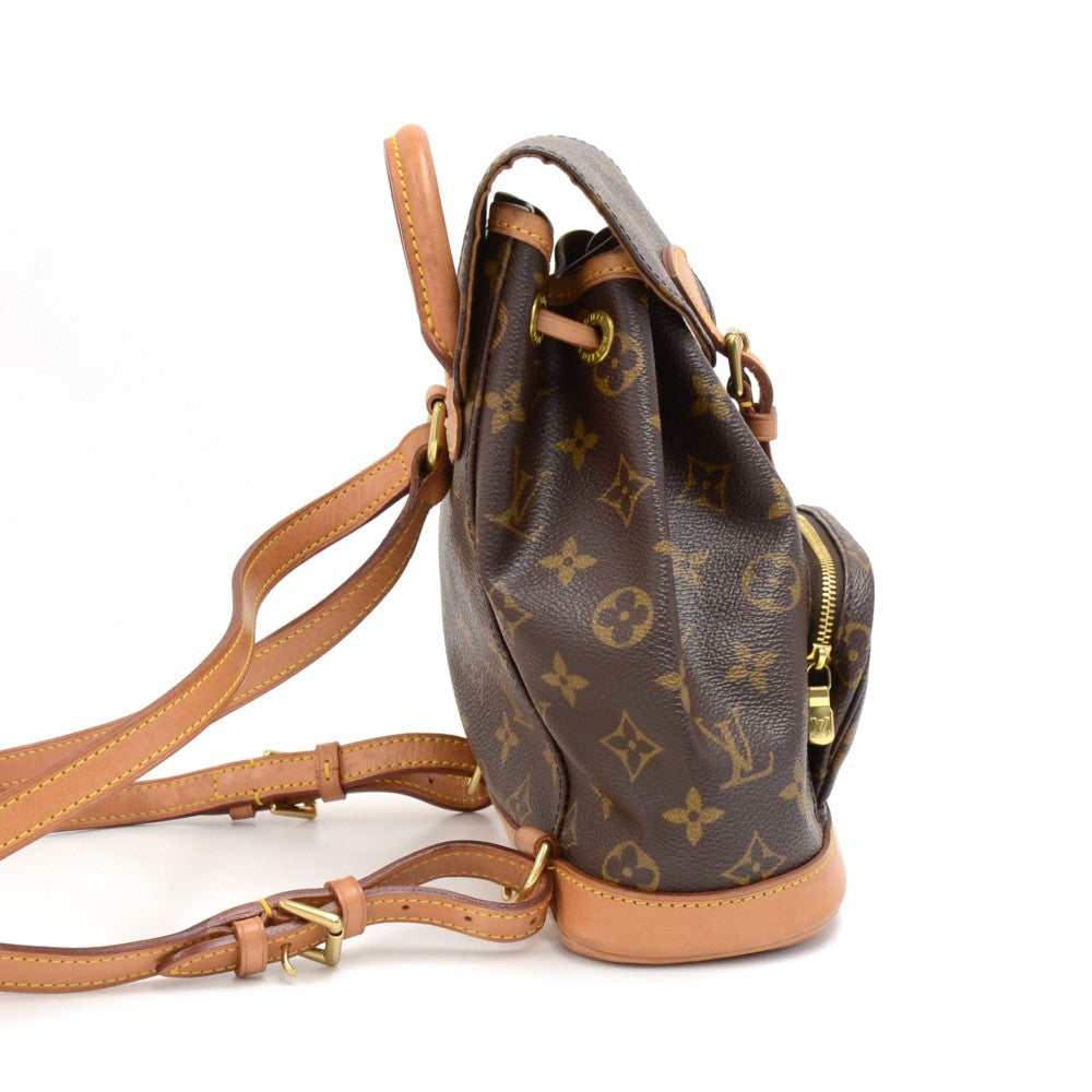 Louis Vuitto Mini Montsouris Monogram Canvas Backpack Bag