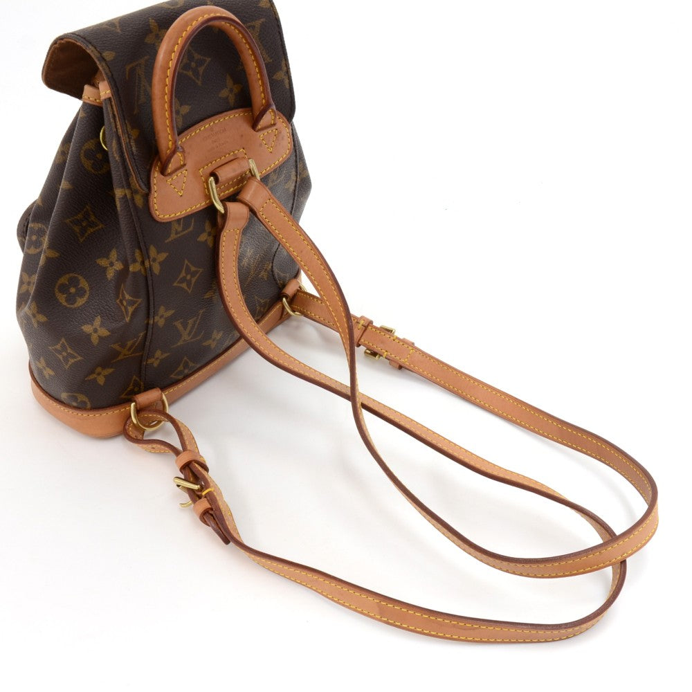 Louis Vuitto Mini Montsouris Monogram Canvas Backpack Bag