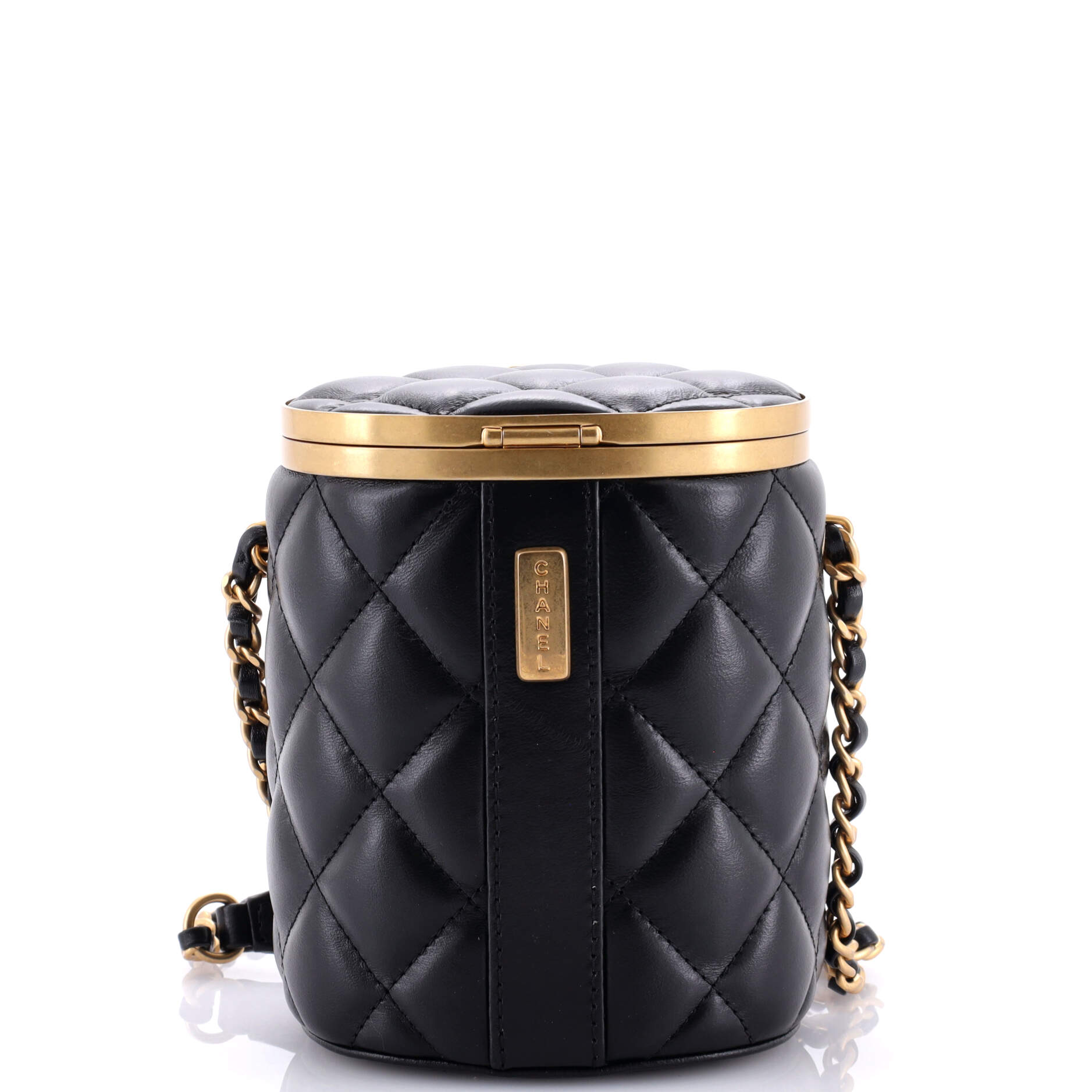 Crown Box Vanity Bag Quilted Lambskin Mini