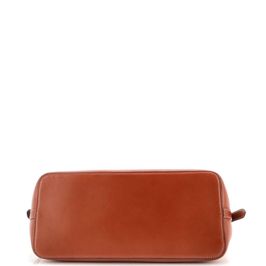 Cabas de France Tote Canvas with Leather Medium