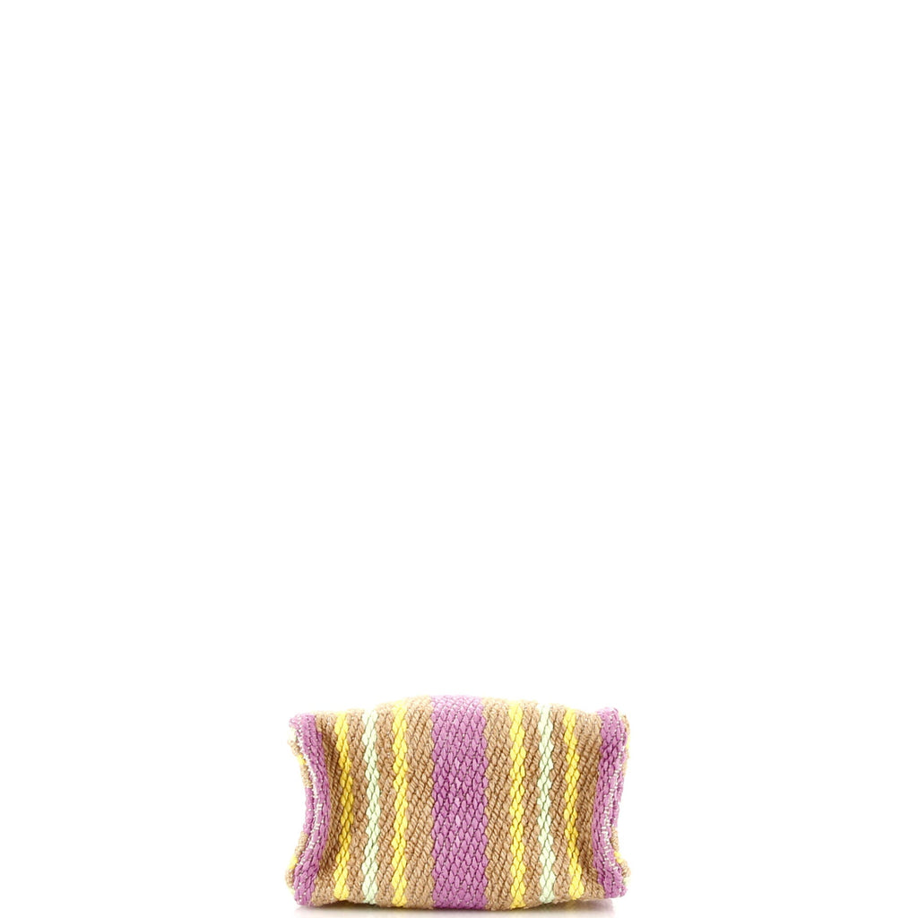 Logo Vertical Tote Jute Super Mini
