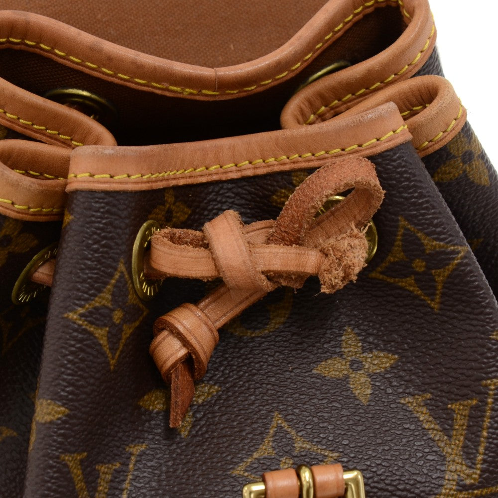 Louis Vuitto Mini Montsouris Monogram Canvas Backpack Bag