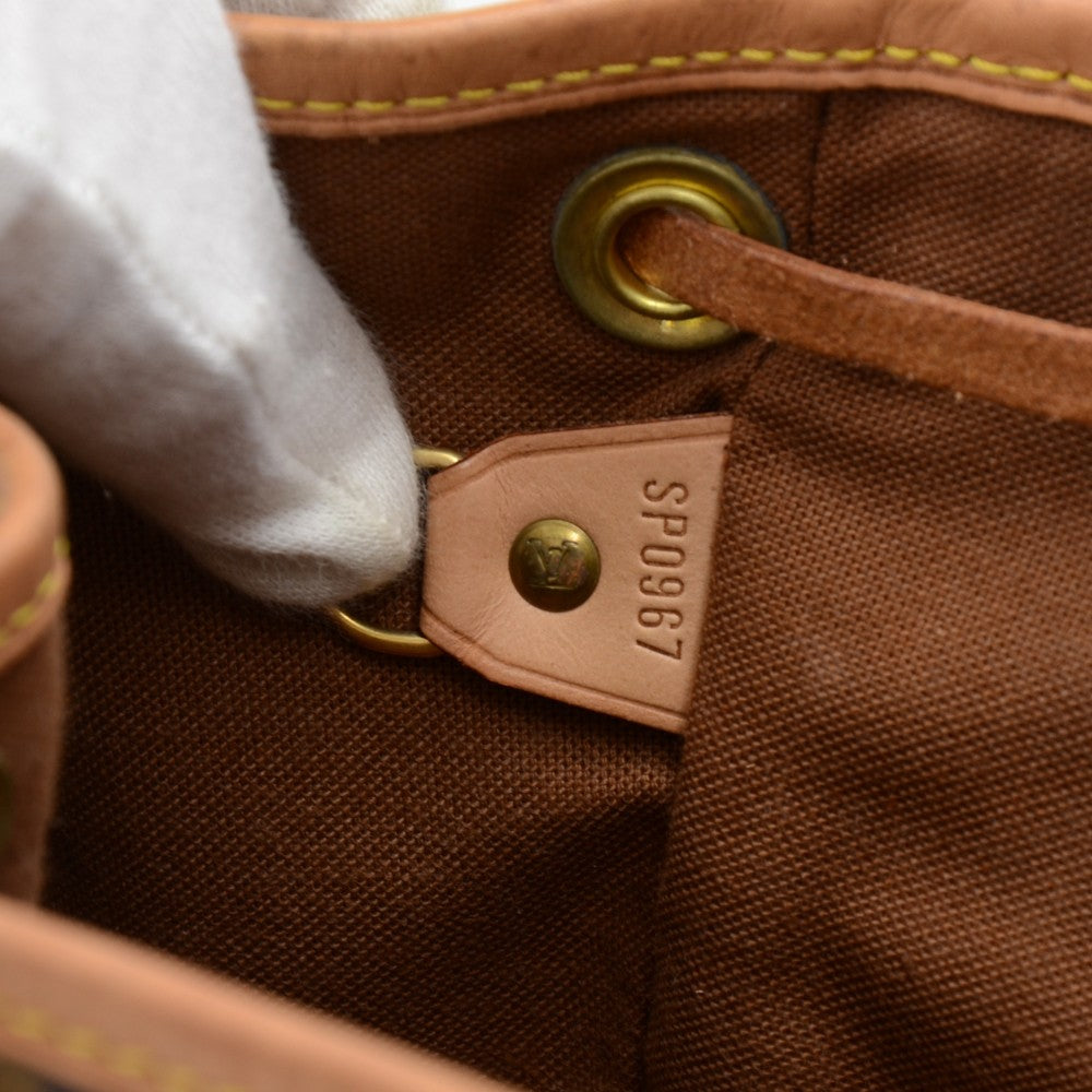 Louis Vuitto Mini Montsouris Monogram Canvas Backpack Bag