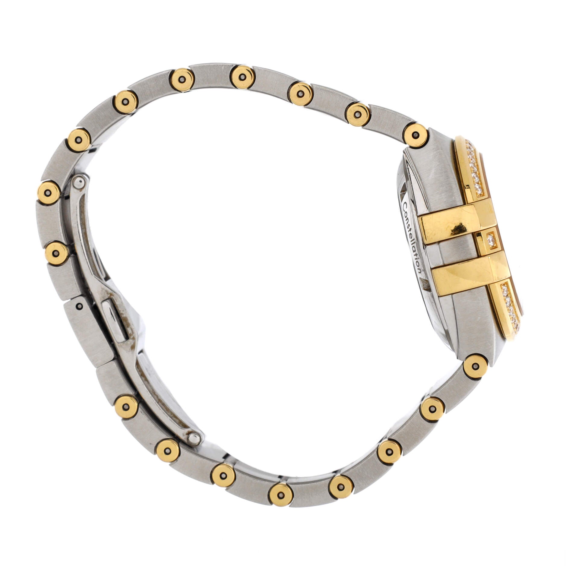 Constellation Co-Axial Chronometer Automatic Watch Stainless Steel and Yellow Gold with Diamond Bezel and Markers 27
