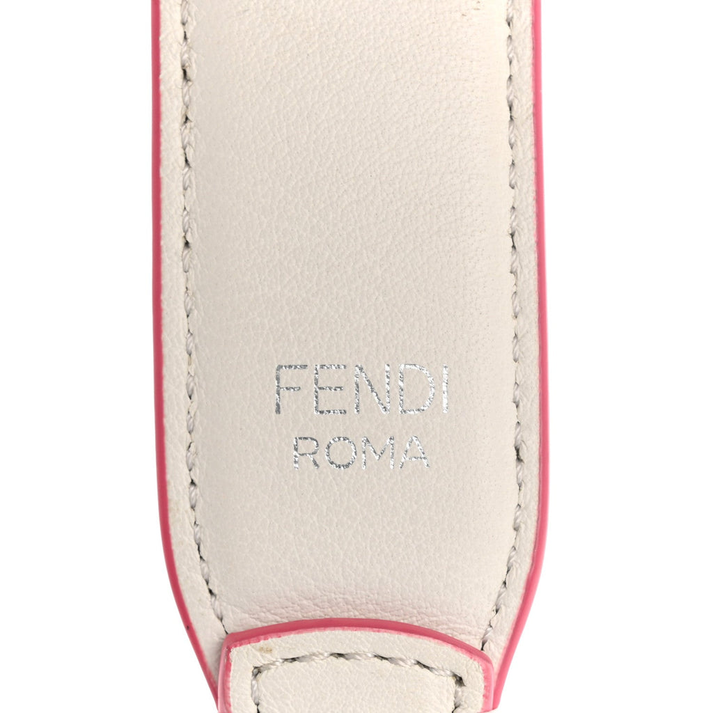Vitello Dolce Plexiglass Studded Mini Strap You White Multicolor