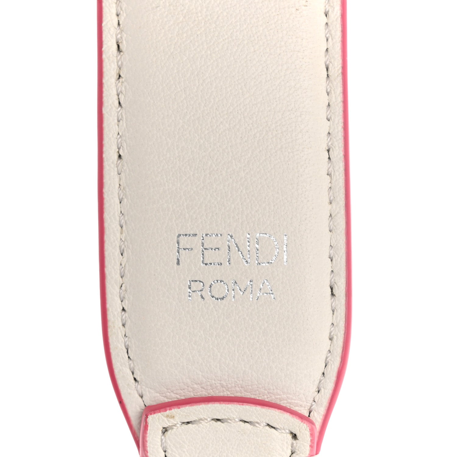 Vitello Dolce Plexiglass Studded Mini Strap You White Multicolor