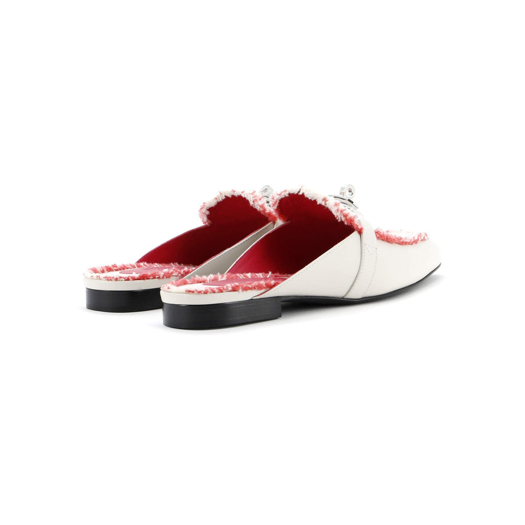 Women's Fringe Oz Mules Leather