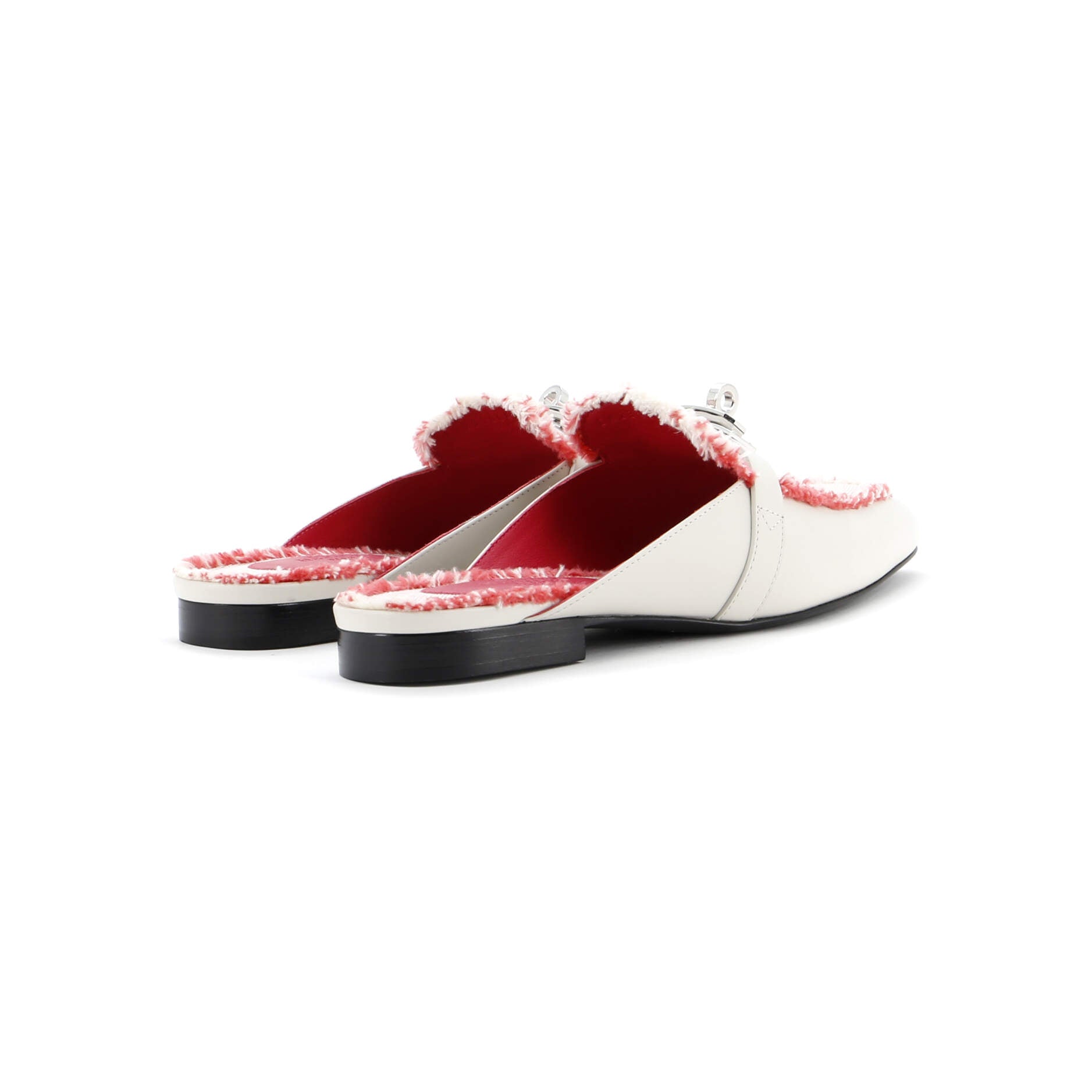 Women's Fringe Oz Mules Leather