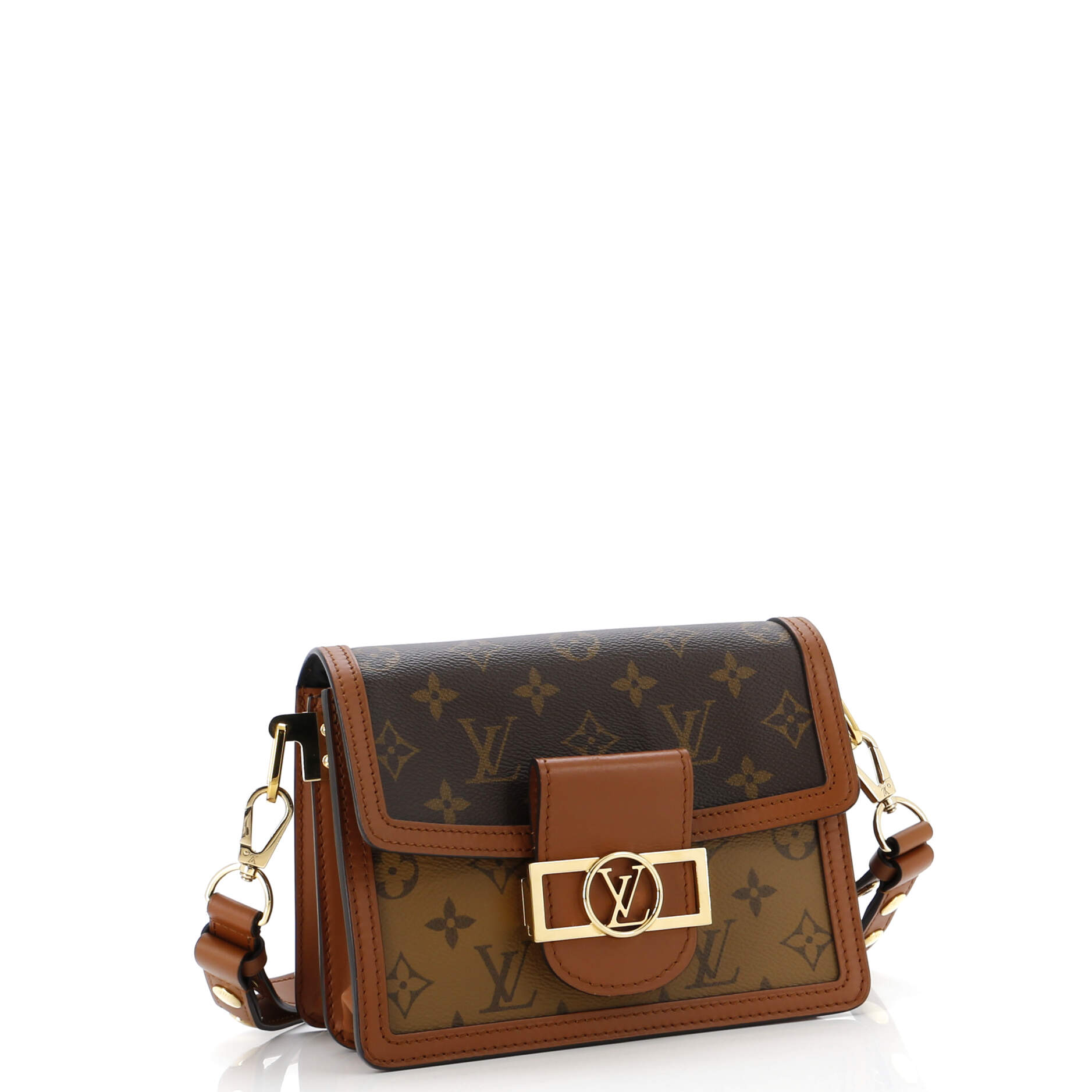 Dauphine Shoulder Bag Reverse Monogram Canvas Mini