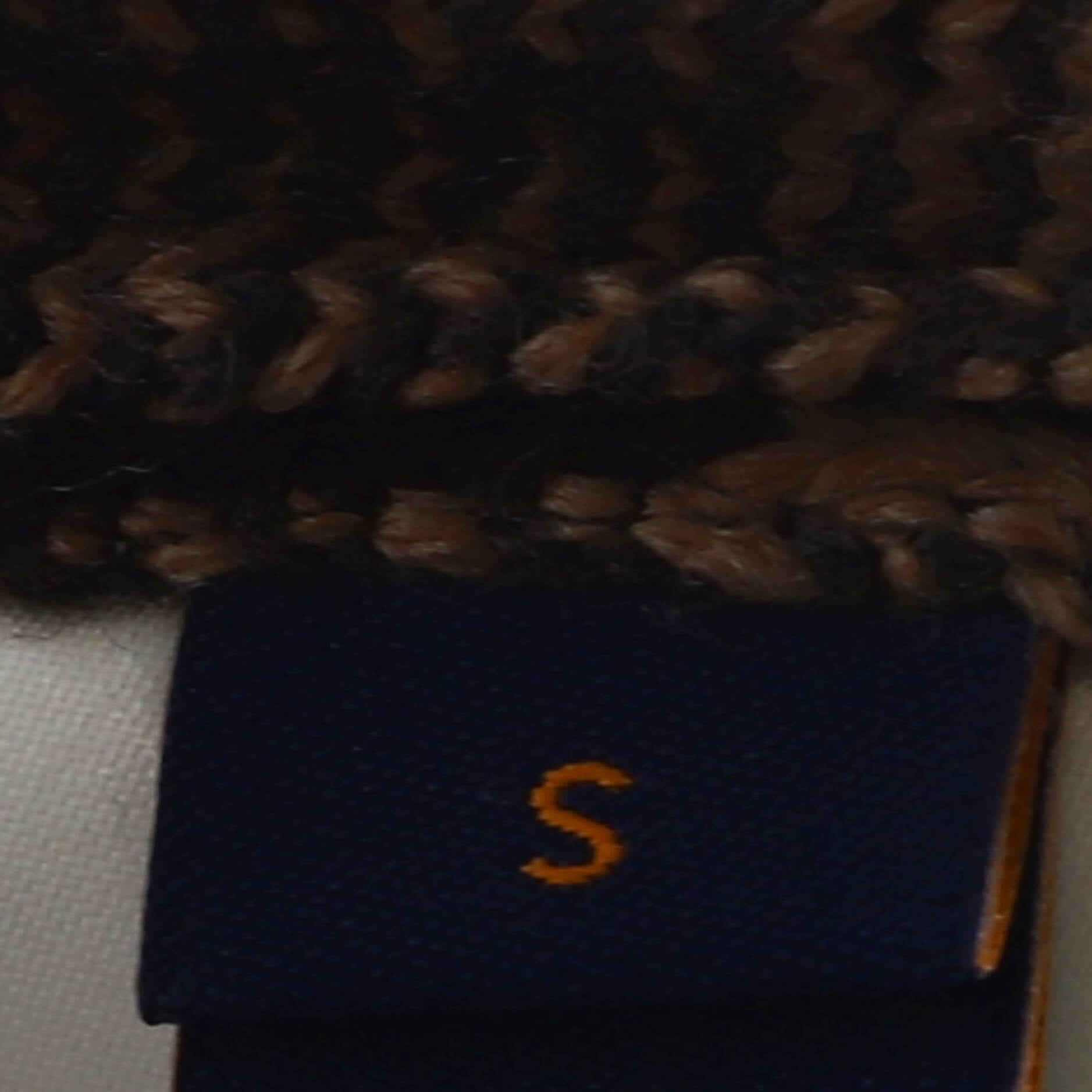 Men's LV Damier Crew Neck Sweater Wool