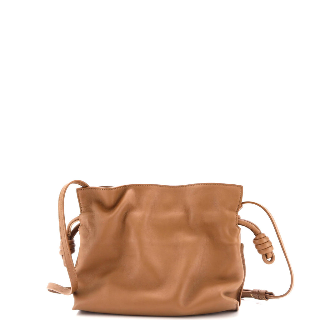 Flamenco Knot Clutch Leather Mini