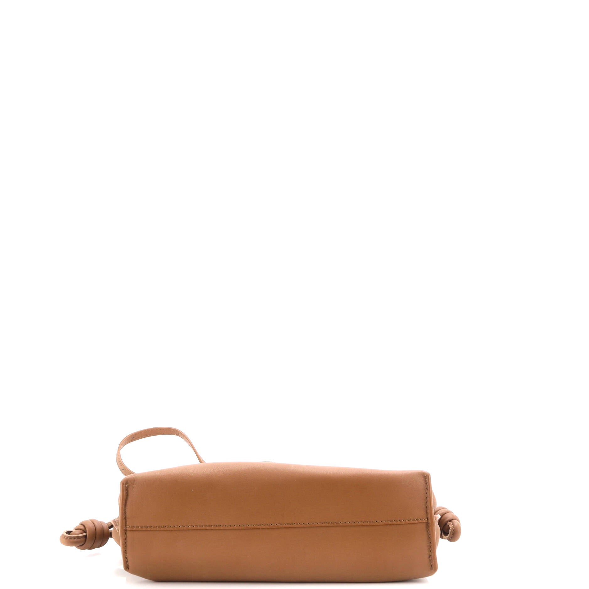 Flamenco Knot Clutch Leather Mini
