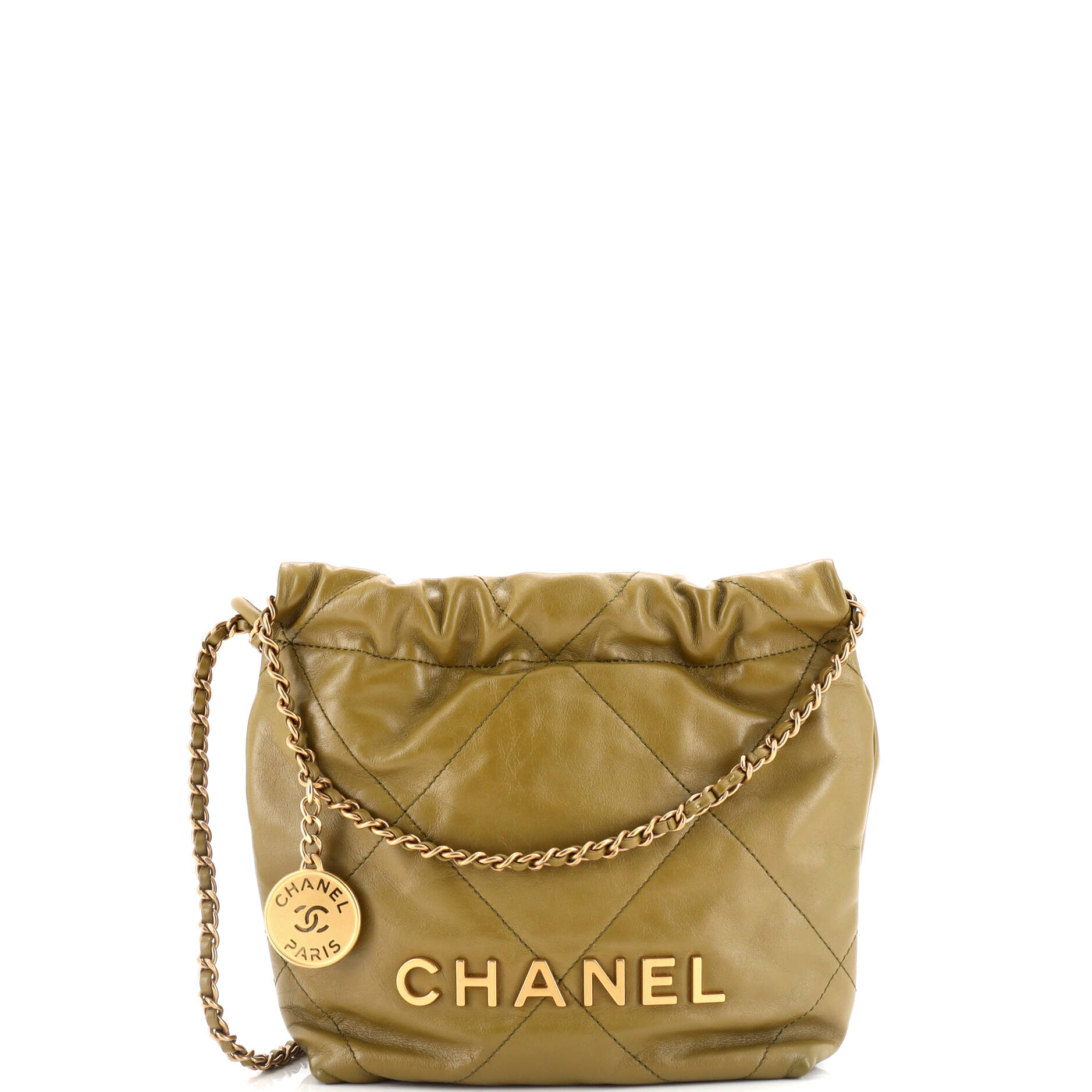 22 Chain Hobo Quilted Calfskin Mini