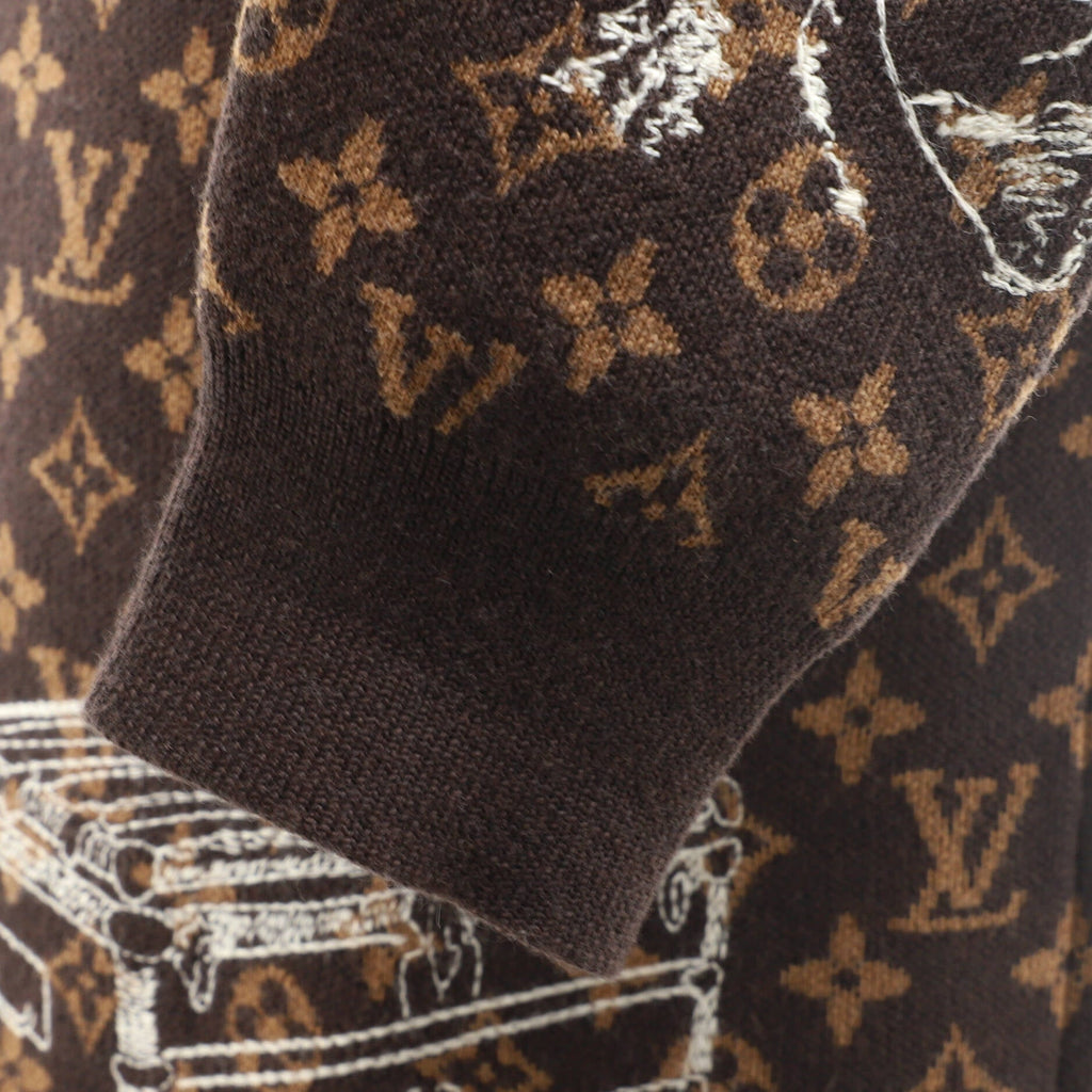 Men's Logo Crewneck Sweater Embroidered Wool
