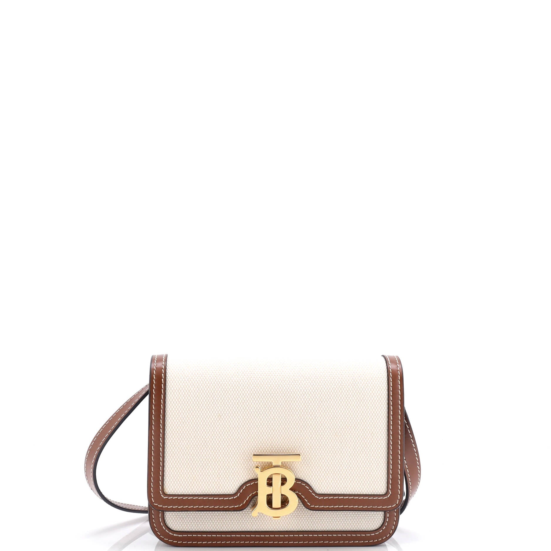 TB Flap Bag Canvas Mini